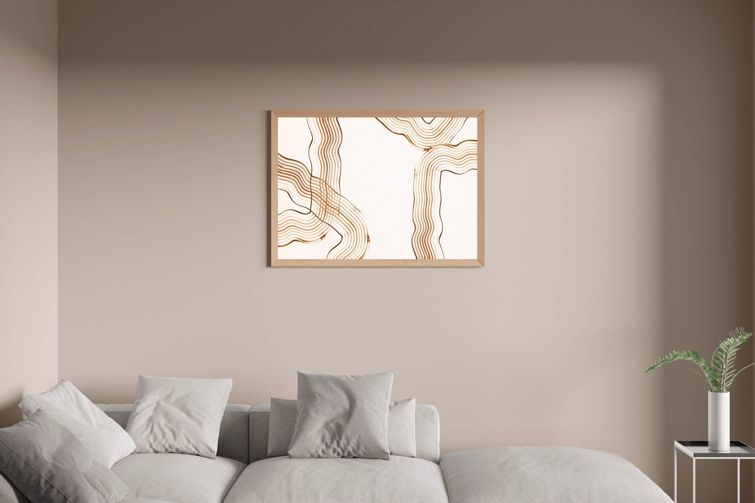 Handdrawn Irregular Shape Abstract Wall Art - beink online art store