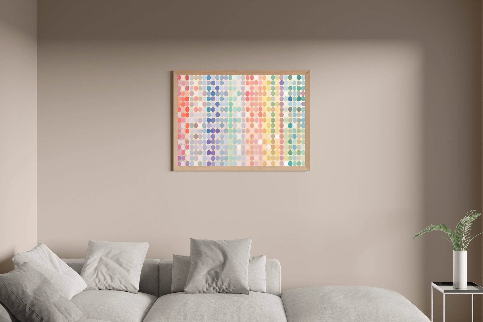 Pastel Color Circle Abstract Wallpaper - beink online art store