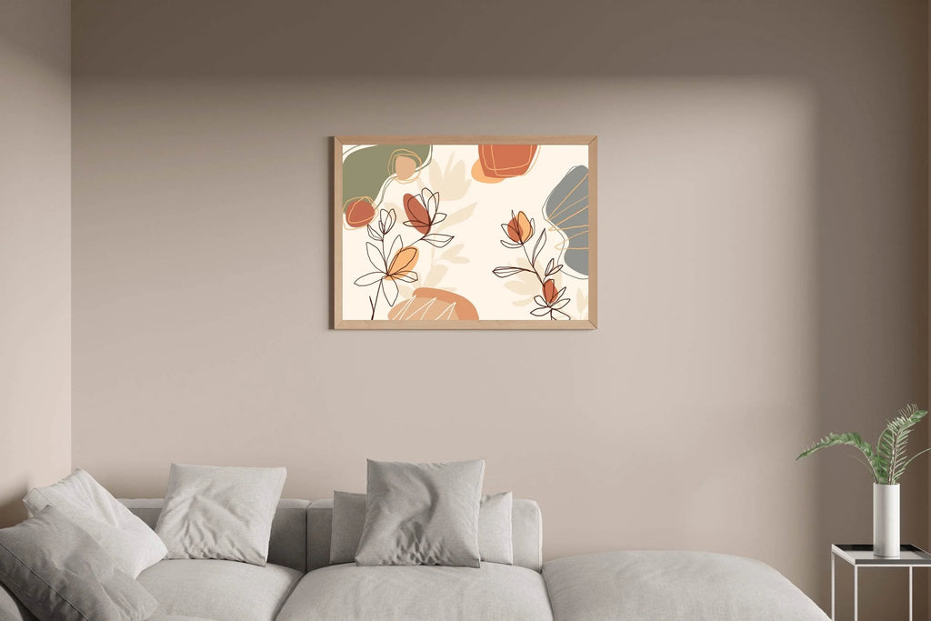 Alstroemeria Bouquet Wall Art - beink online art store