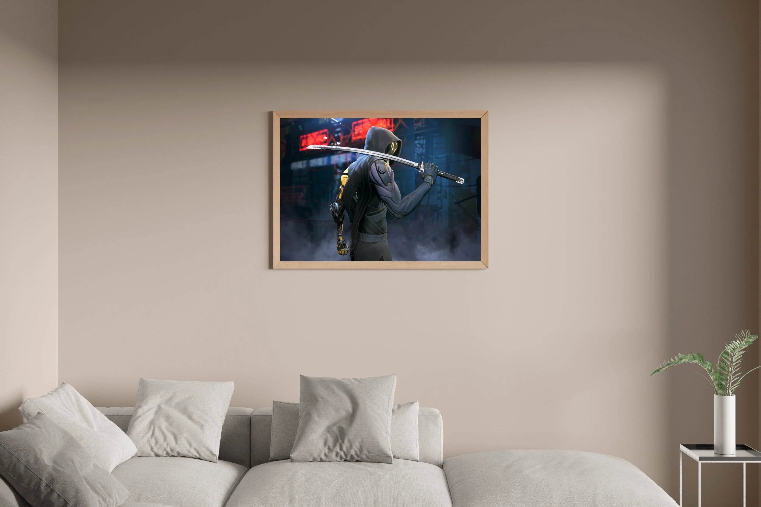 Ghost runner Gaming Wall Art - beink online art store