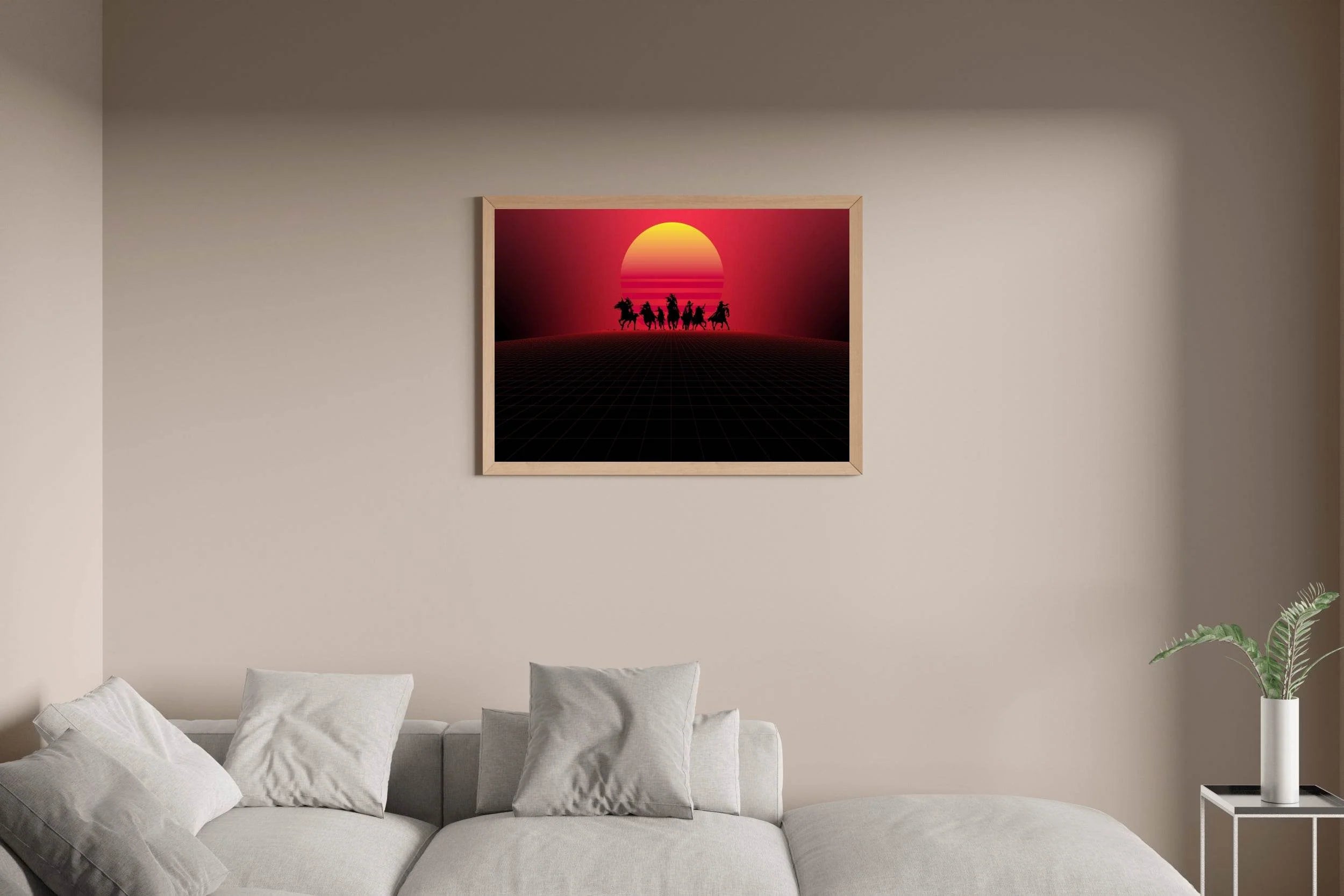 RED DEAD REDEMTION SUNSET Gaming Wall Art - beink online art store