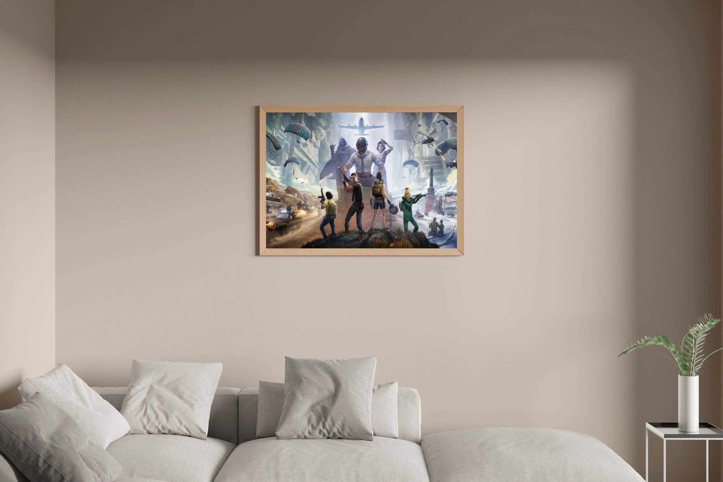 PUBG Battleground Gaming Wall Art - beink online art store