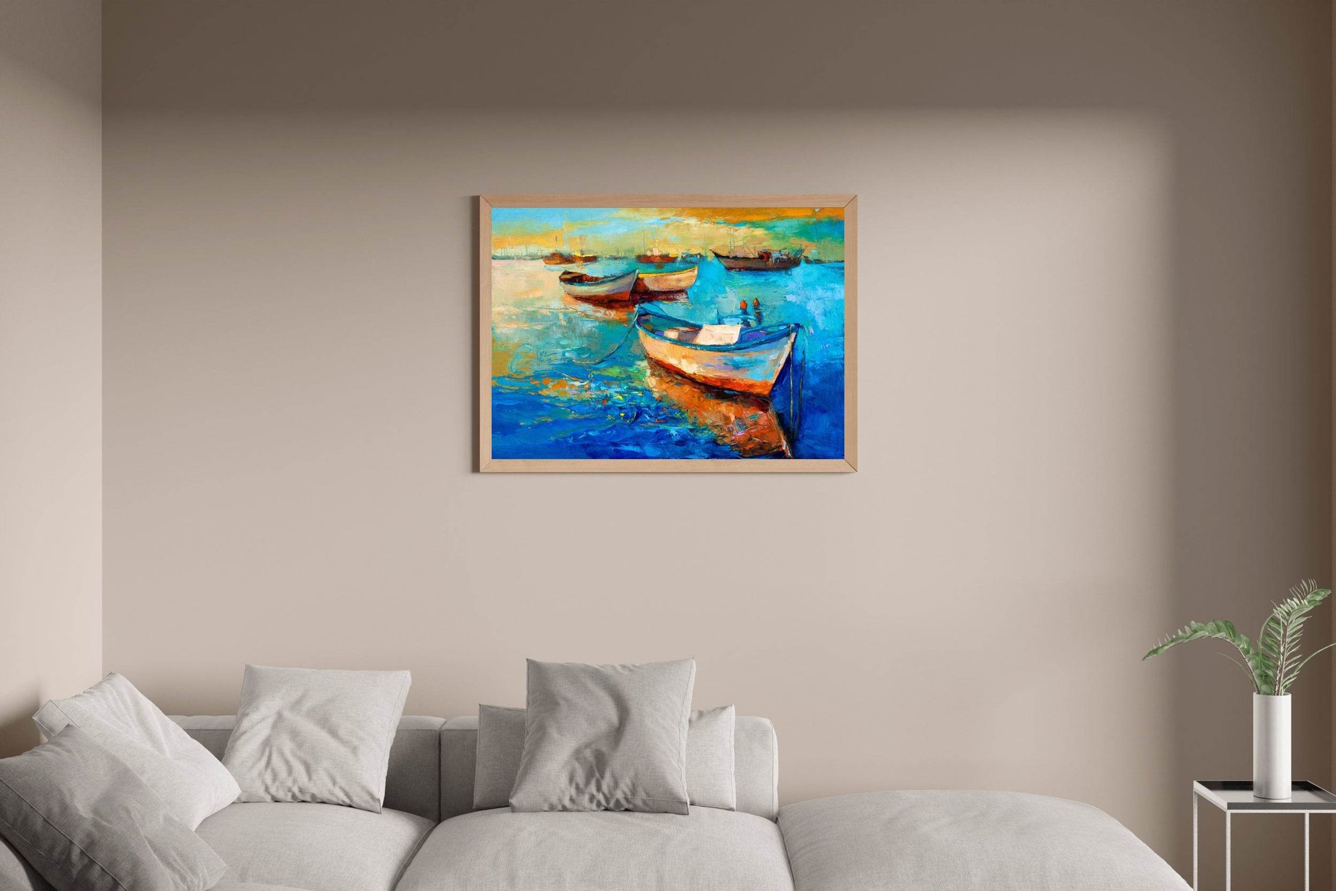 Fishermen's Wooden Boats Wall Art - beink online art store