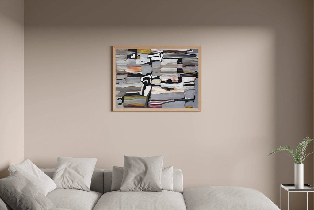 Layered Landscape- Sense of Depth and Texture Wall Art - beink online art store