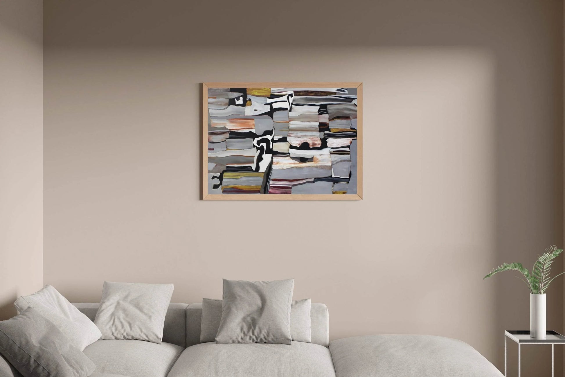 Layered Landscape- Sense of Depth and Texture Wall Art - beink online art store