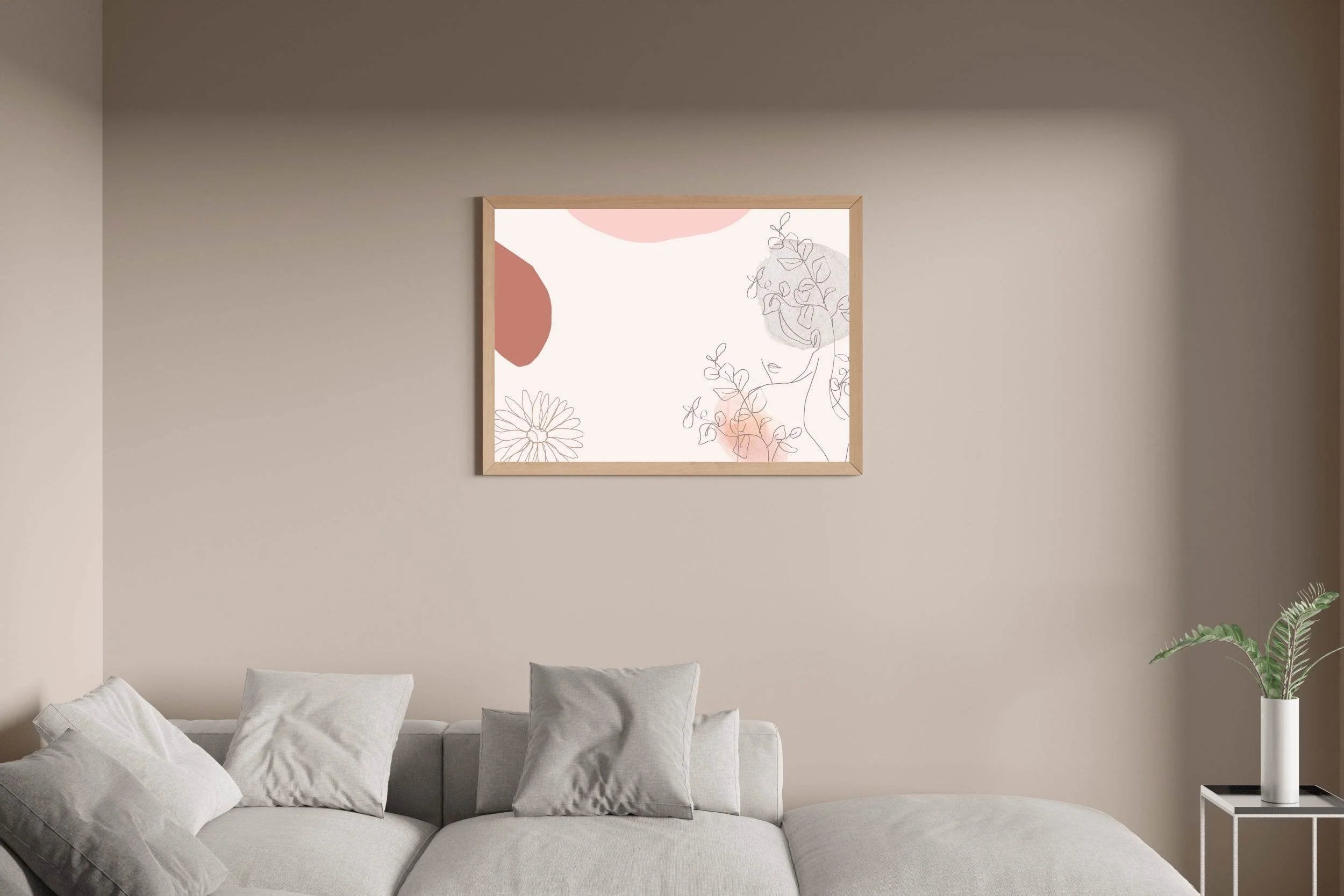 Nandania Leaf Flower Wall Art - beink online art store