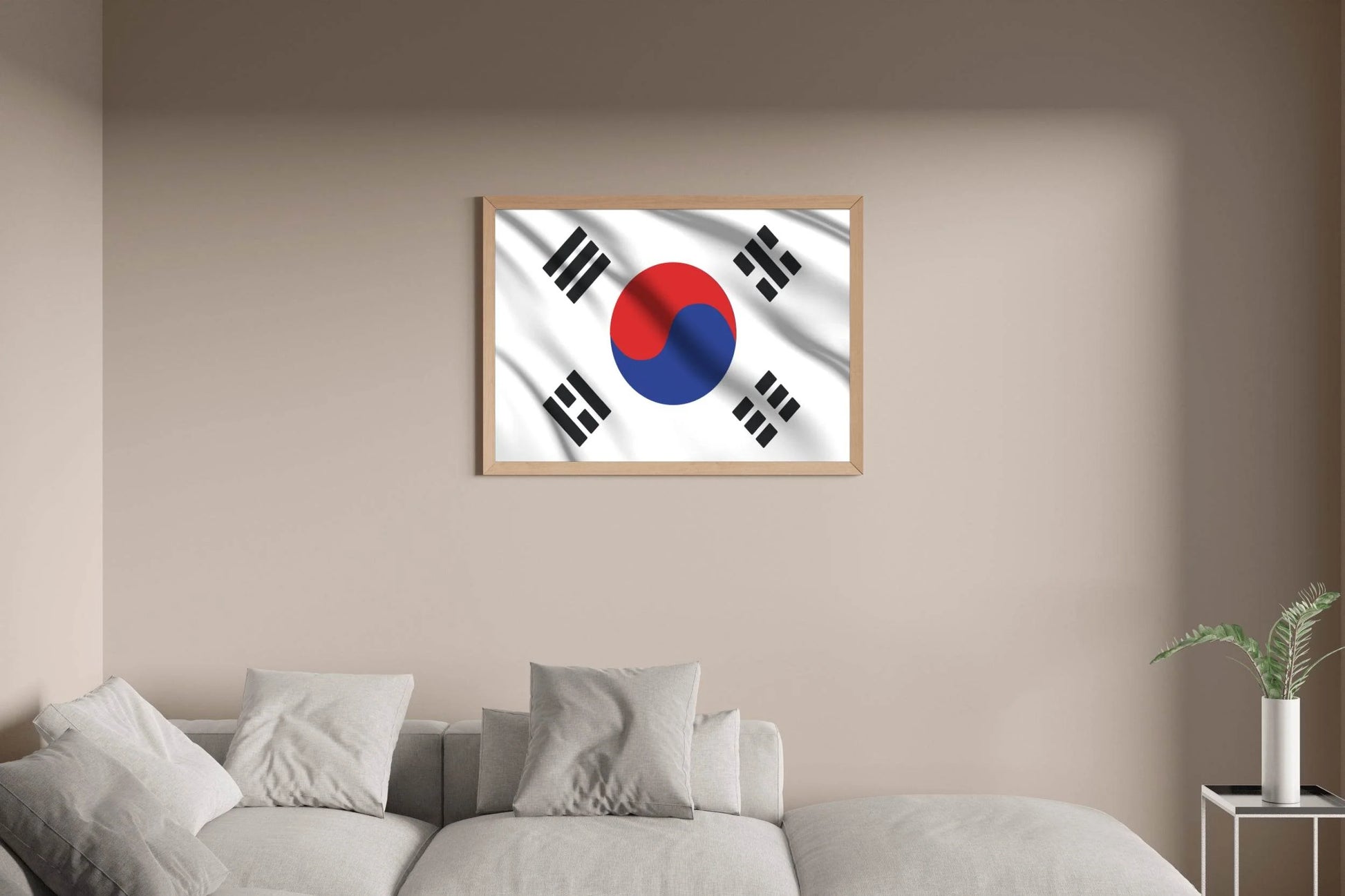 South Korea National Flag Wall Art - beink online art store