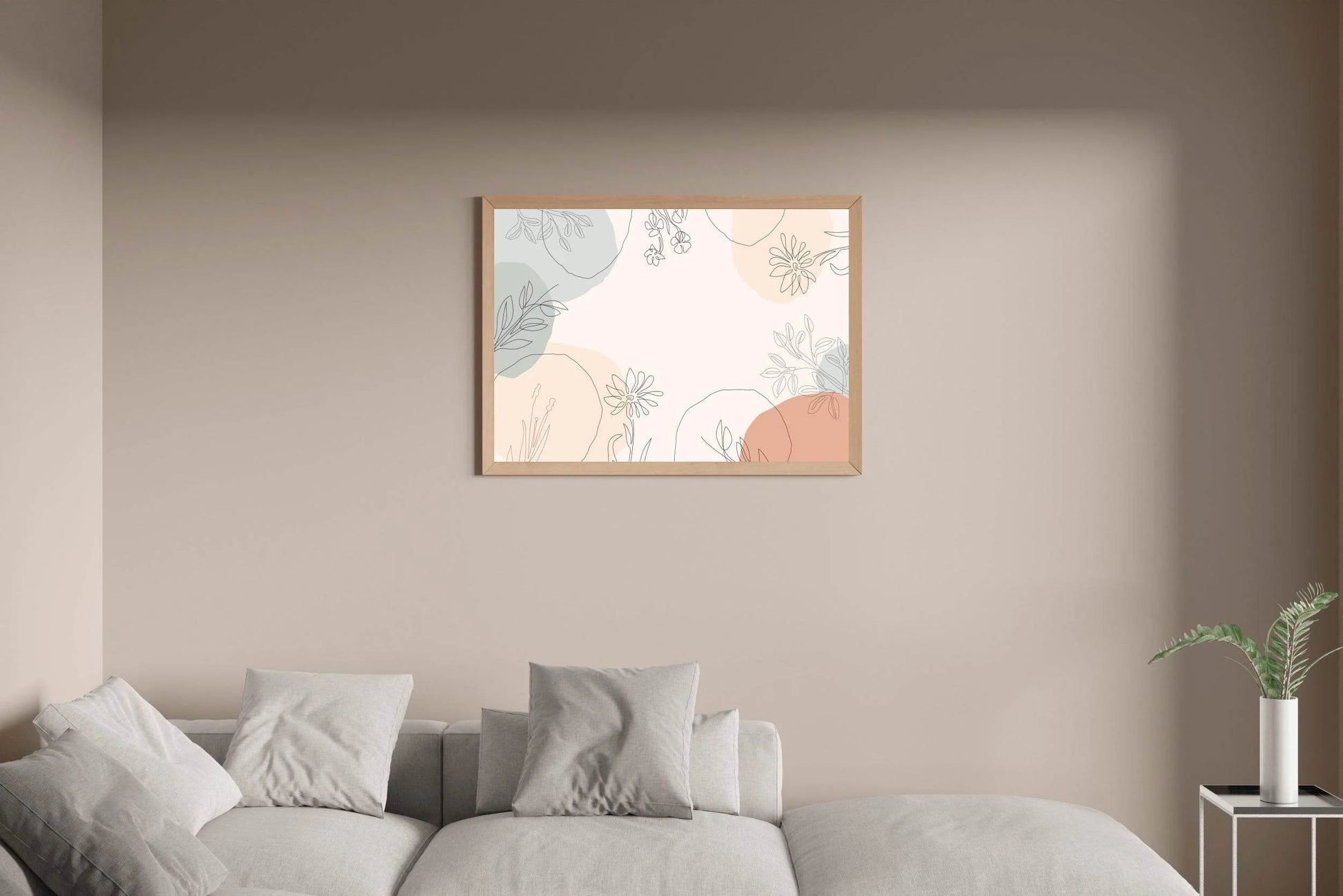 Flower Leaves of Centaurea Cyanus Wall Art - beink online art store