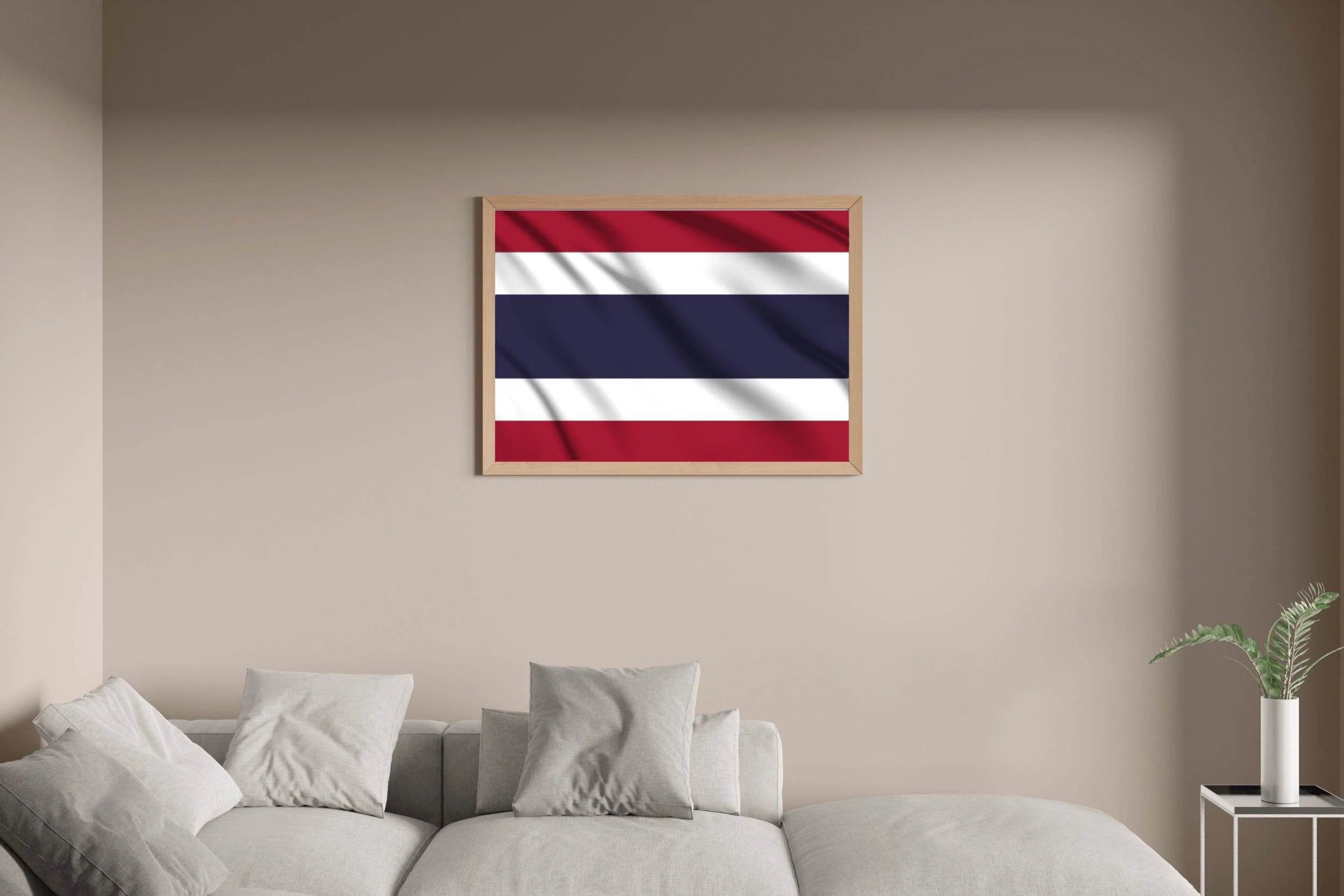 Thailand National Flag Wall Art - beink online art store