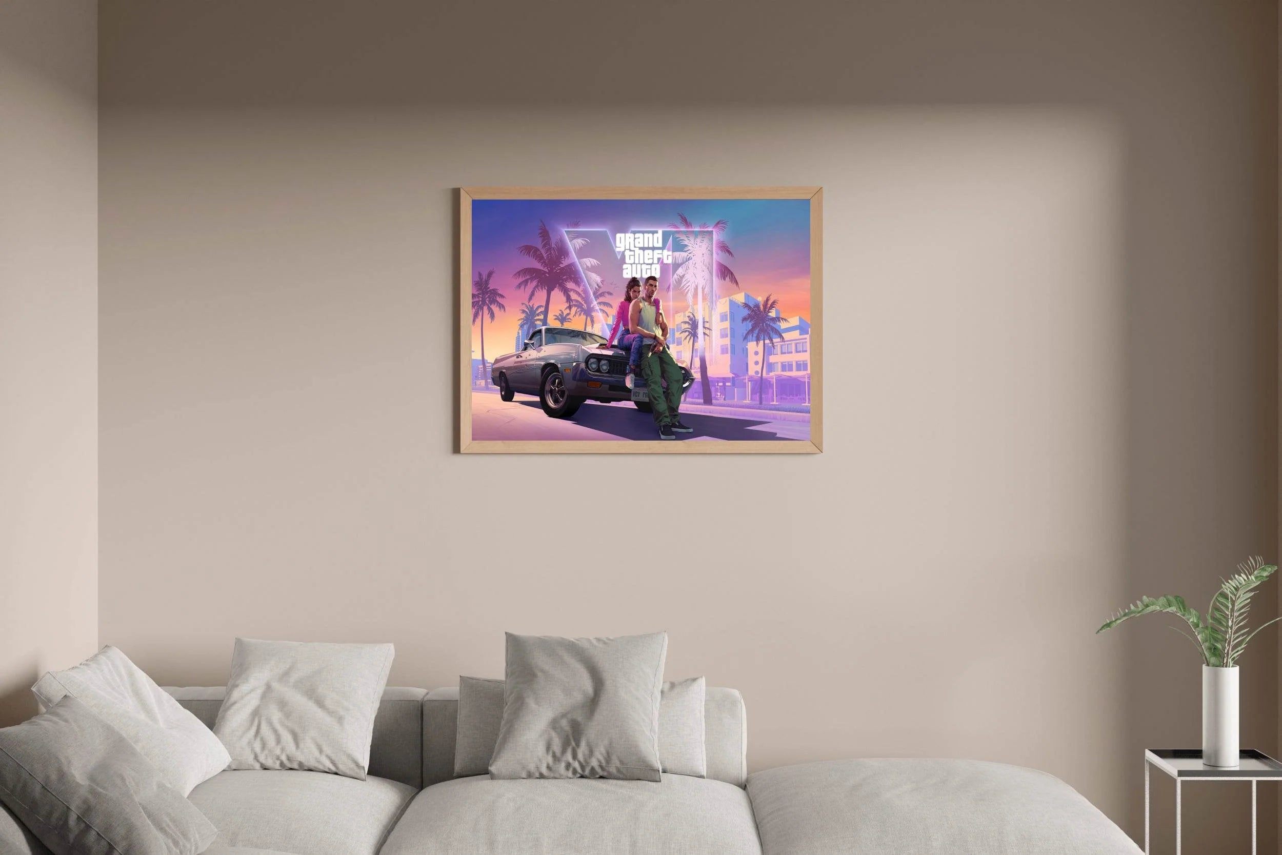 GTA 6 Gaming Wall Art - beink online art store