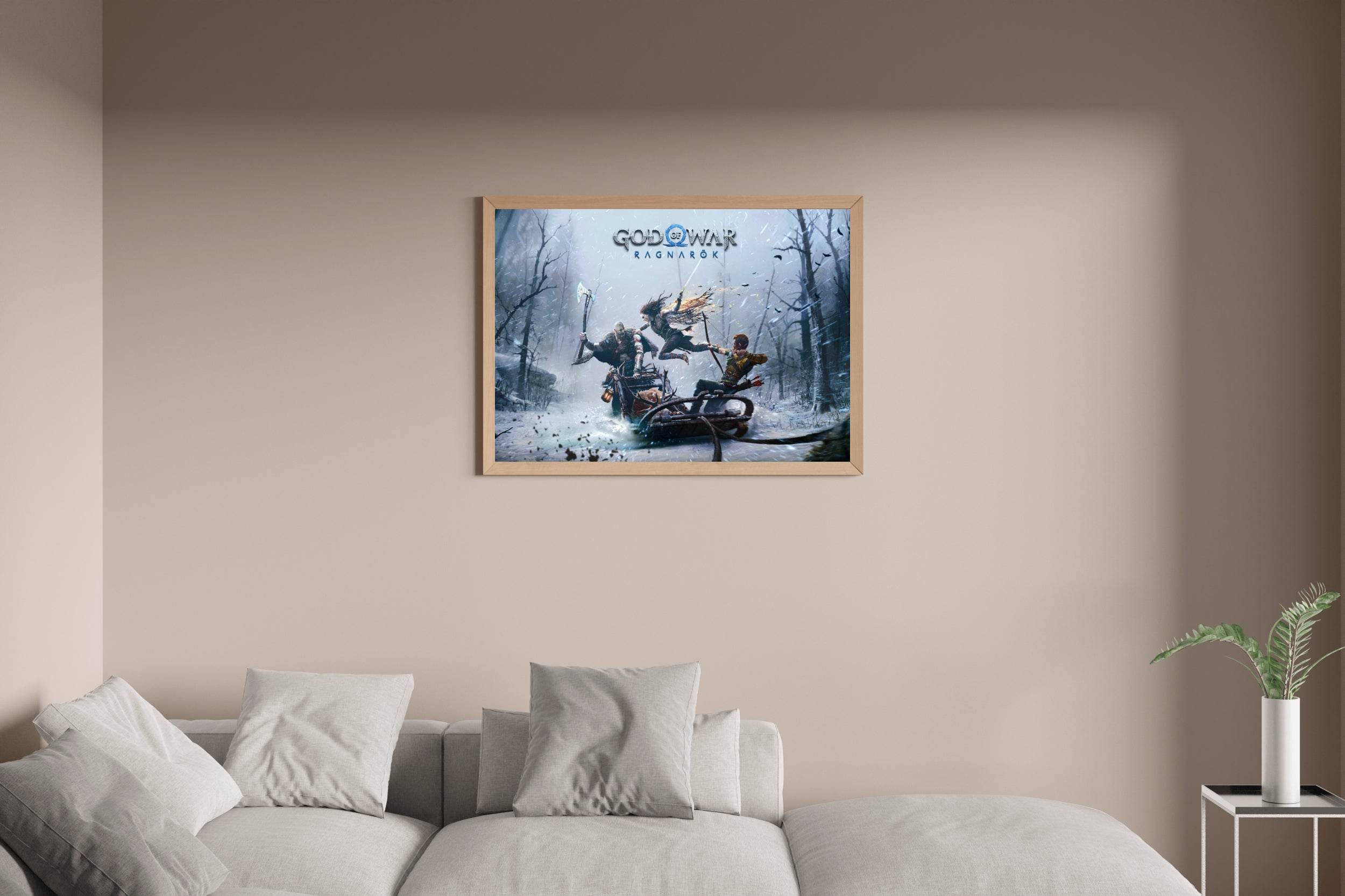 GOD OF WAR Ragnarök Gaming Wall Art - beink online art store