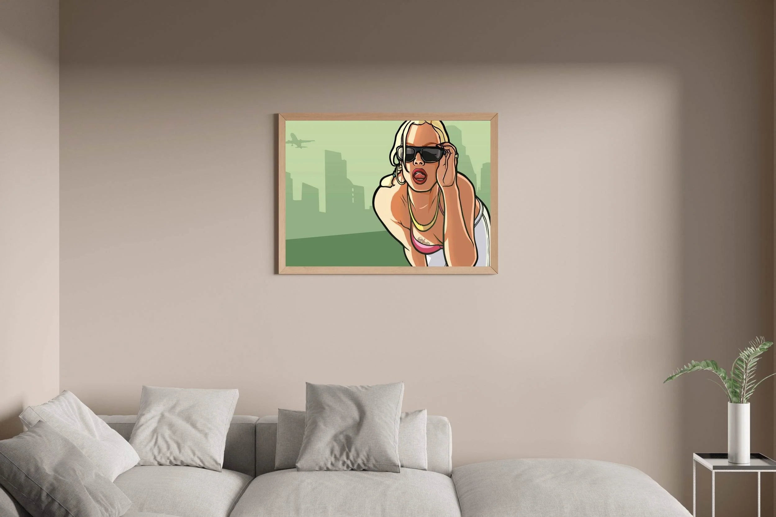 GTA San Andreas Gaming Wall Art - beink online art store