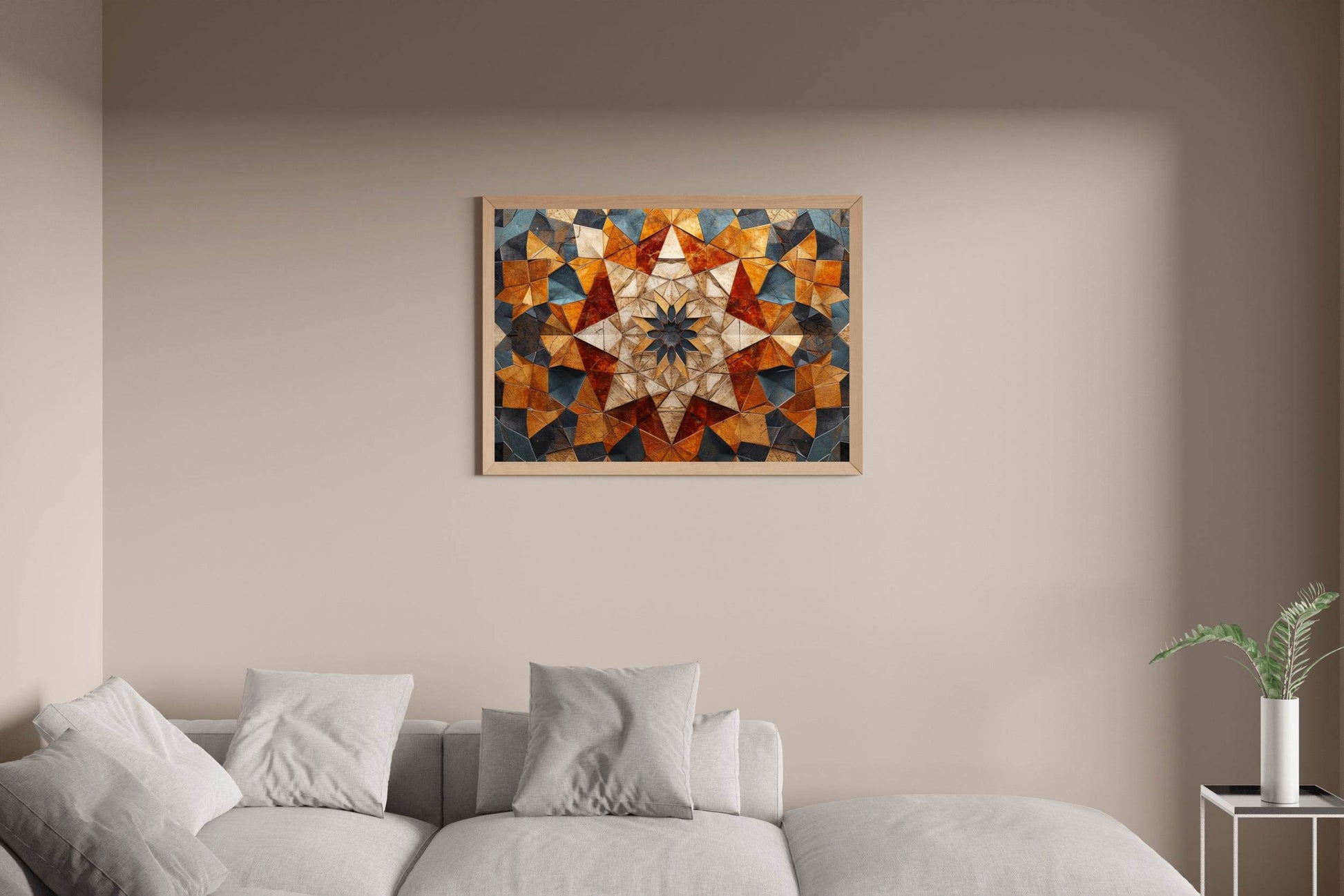 Geomatric Background Abstract Wall Art - beink online art store
