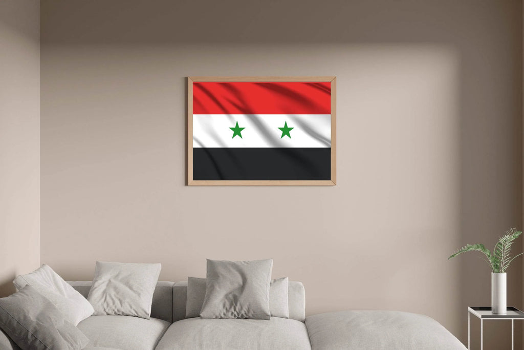 Syria National Flag Wall Art - beink online art store