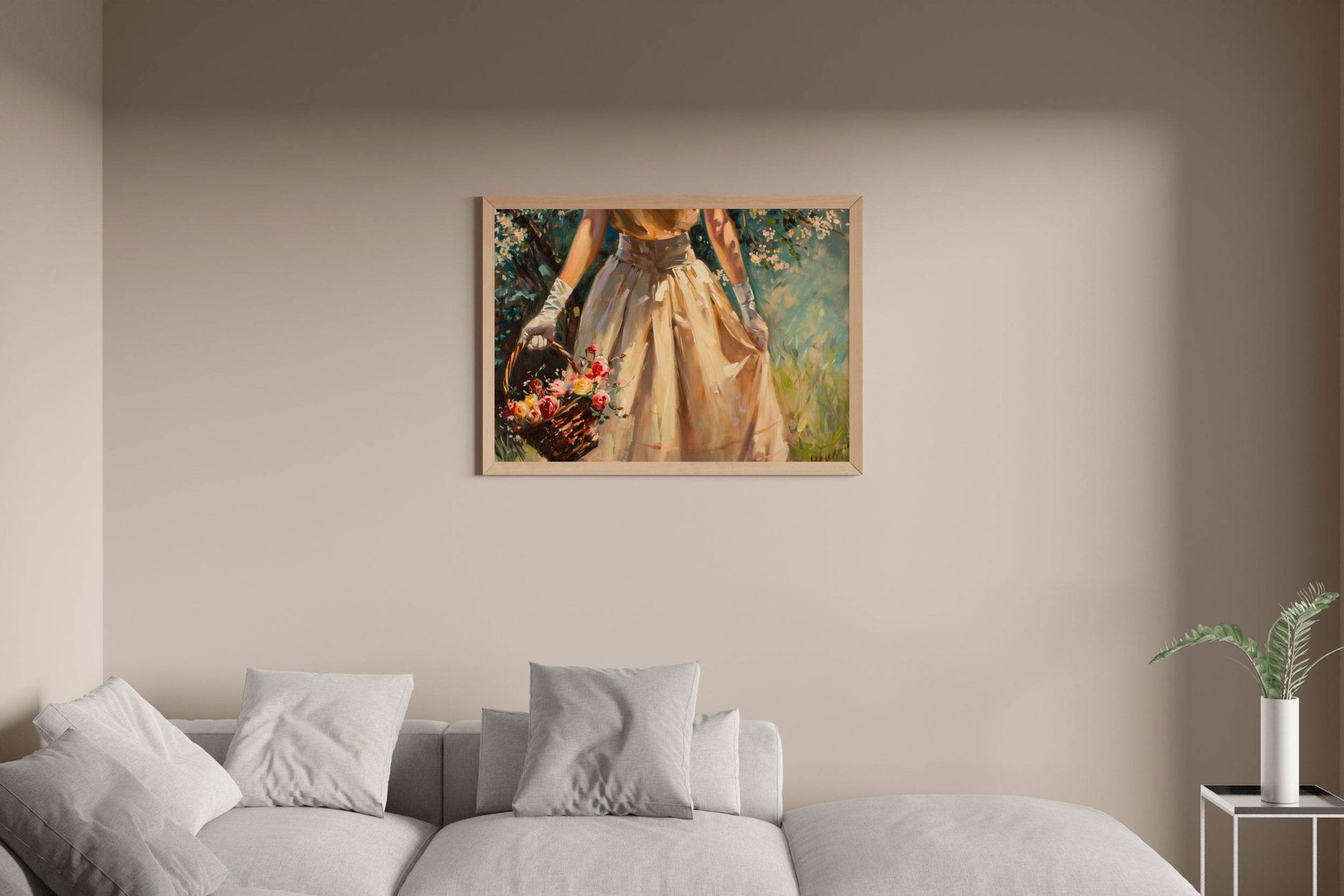 Flower Girl Painting - beink online art store