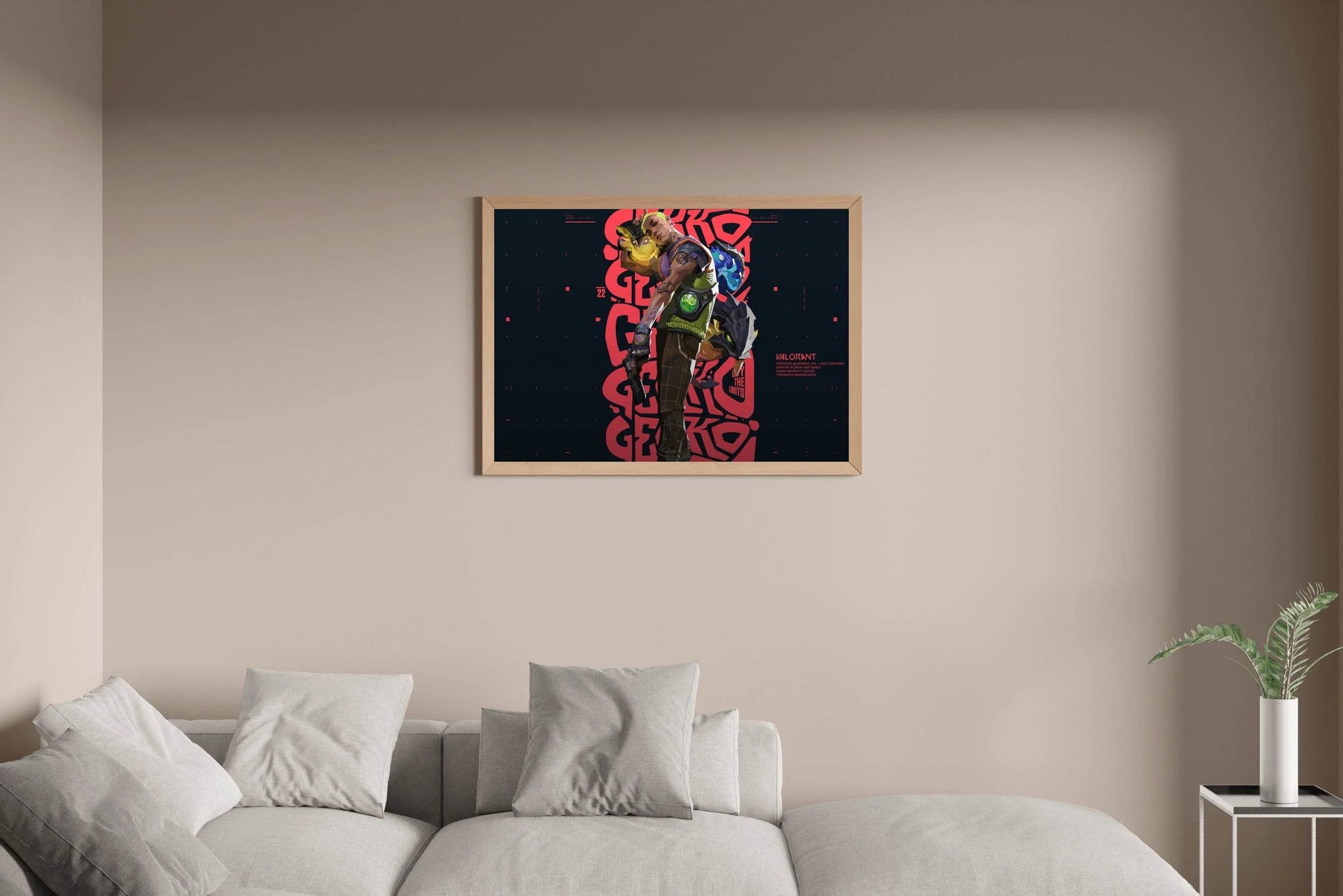 Gekko Valorent Gaming Wall Art - beink online art store