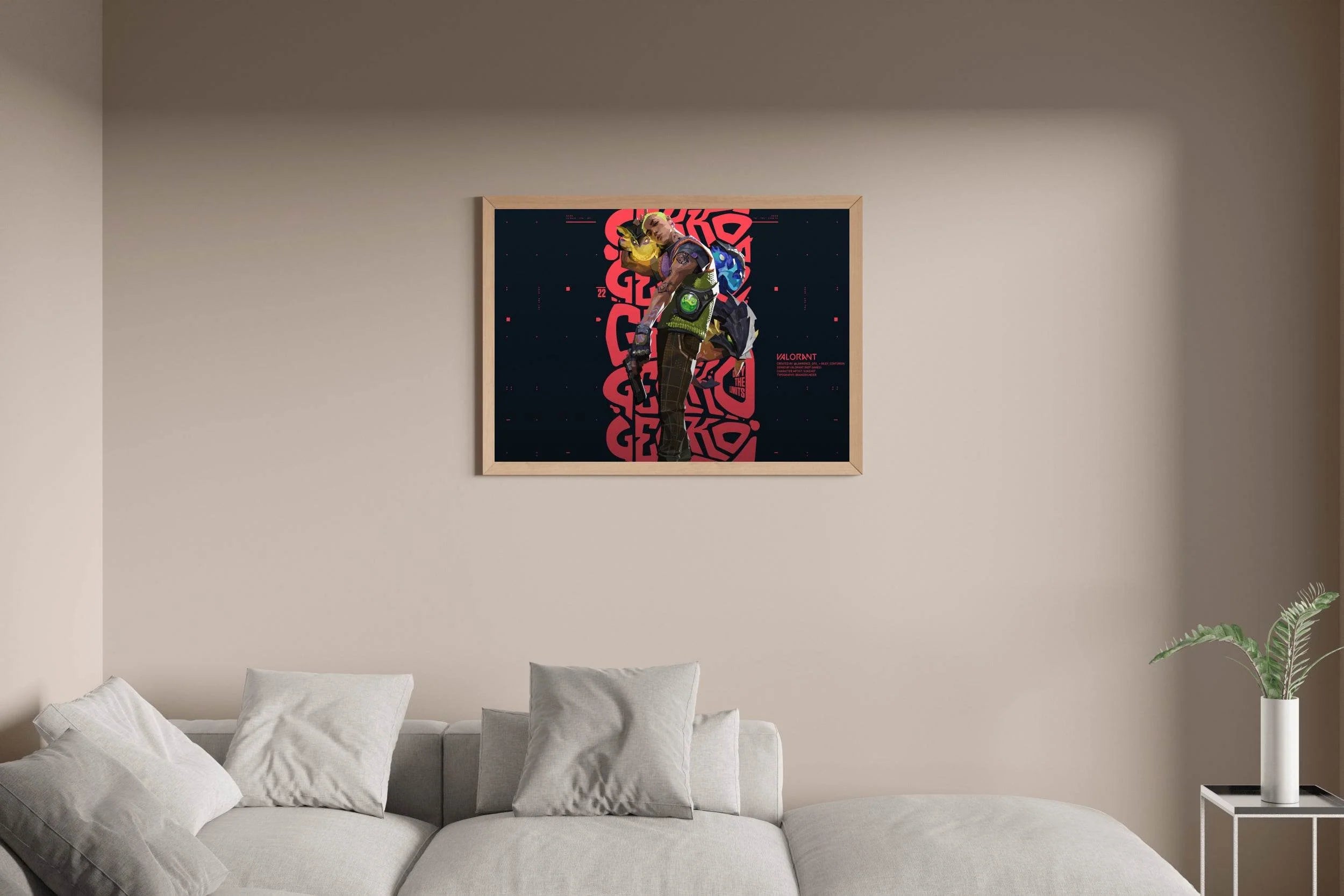 Gekko Valorent Gaming Wall Art - beink online art store