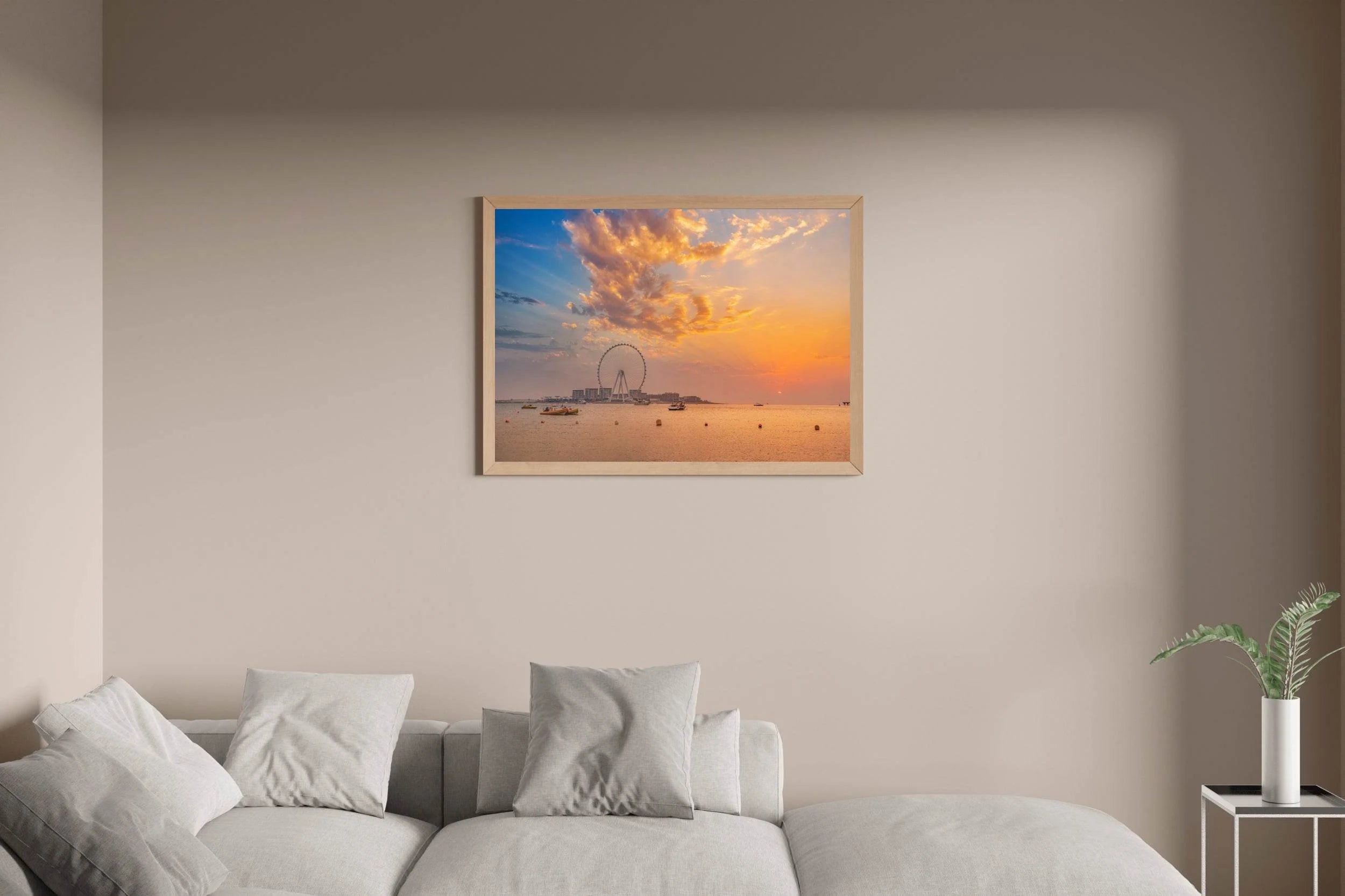 Sunset at Ain Dubai Wall Art - beink online art store