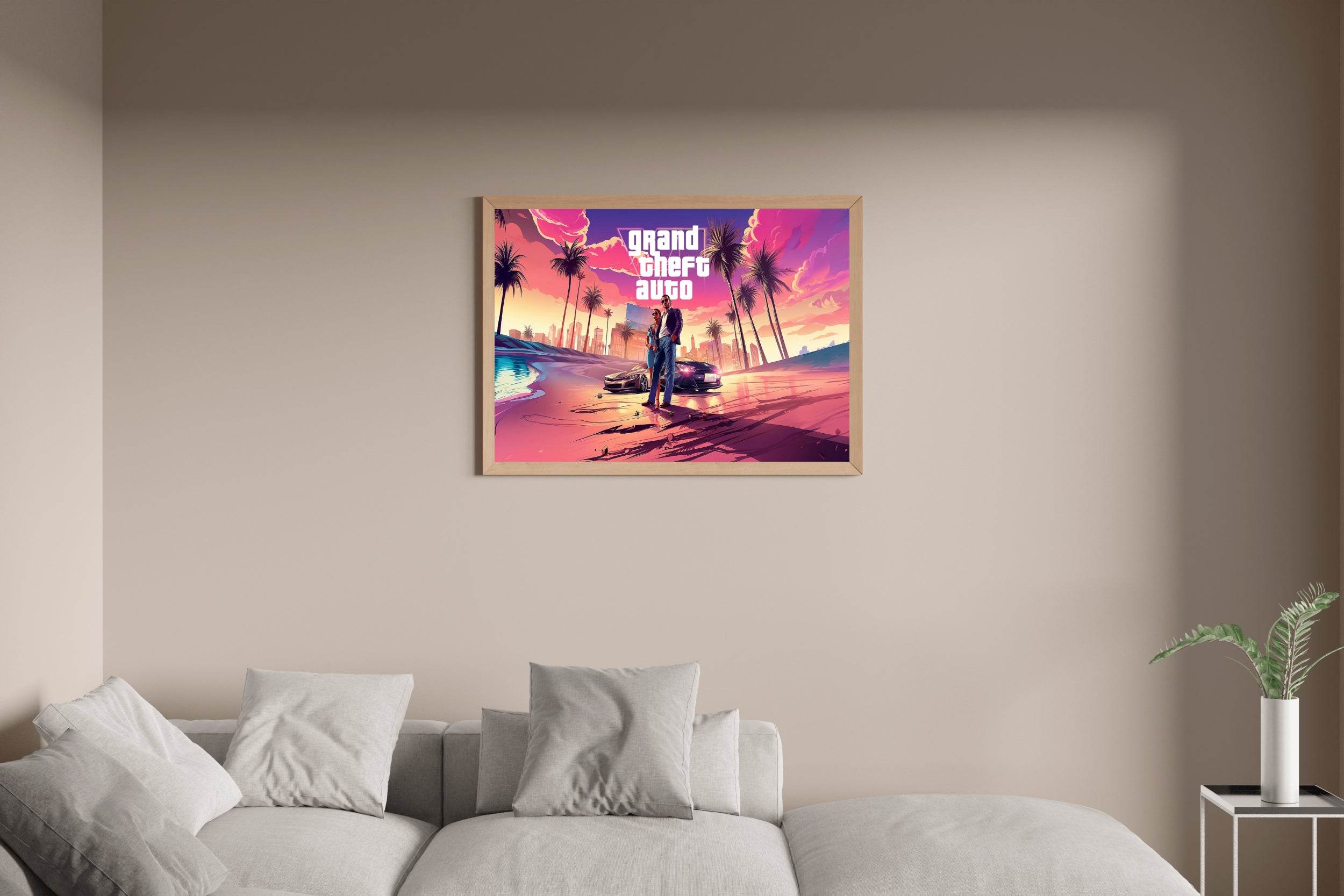 GTA 6 Gaming Wall Art - beink online art store