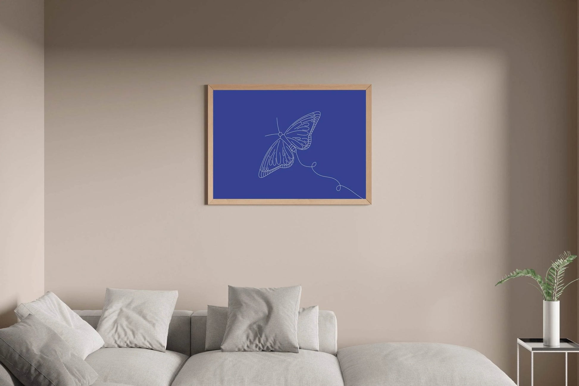 Butterfly Flight Line Art - beink online art store