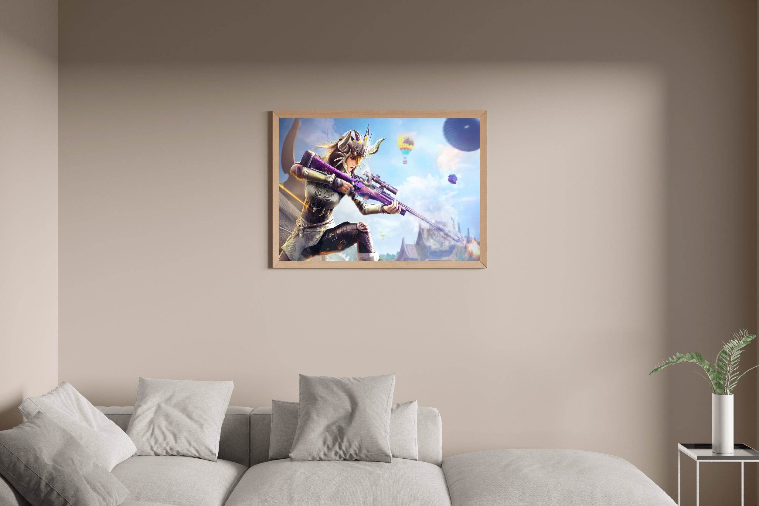 PUBG Dawn Hunter Gaming Wall Art - beink online art store