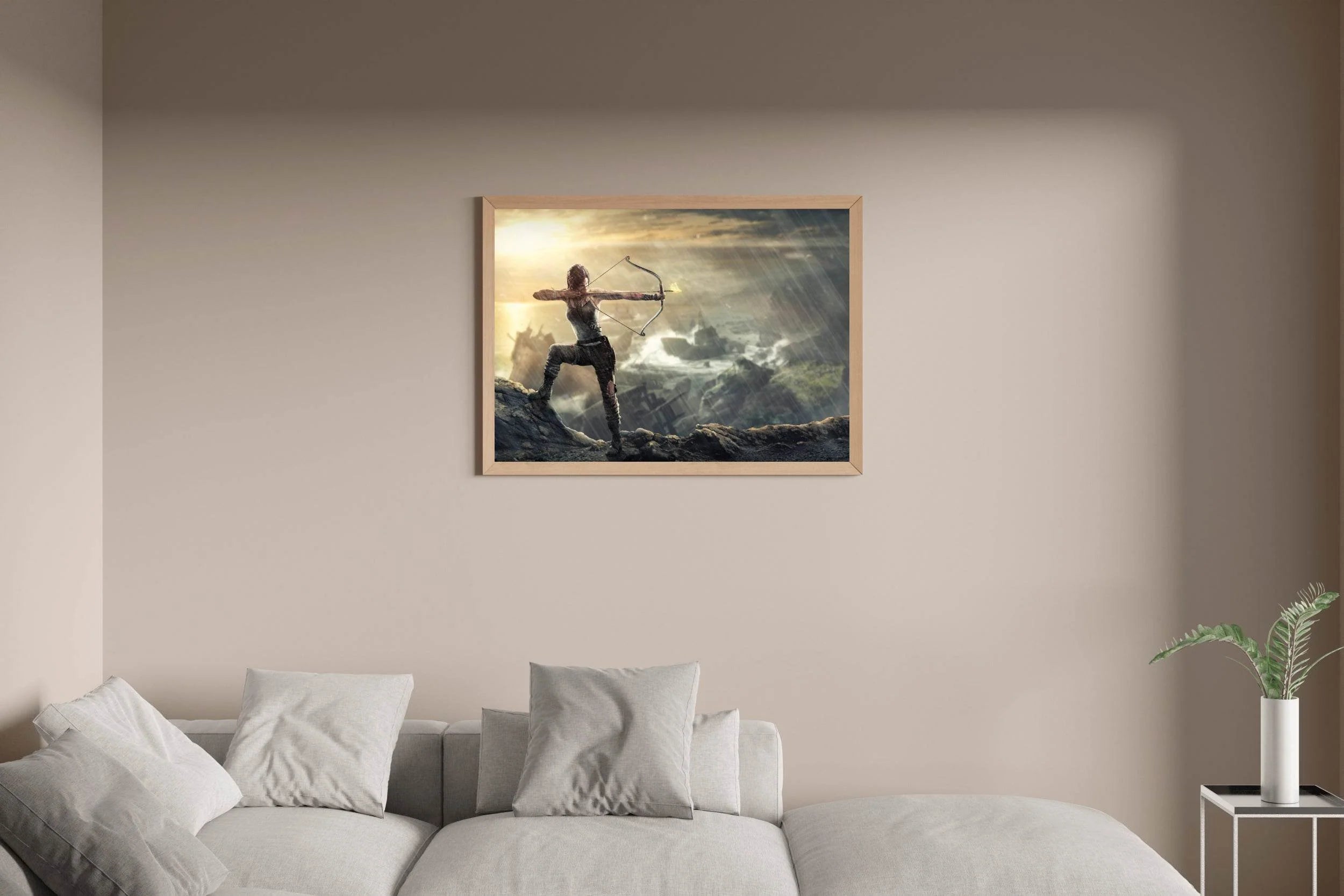 Lara Croft Tomb Raider Gaming Wall Art - beink online art store