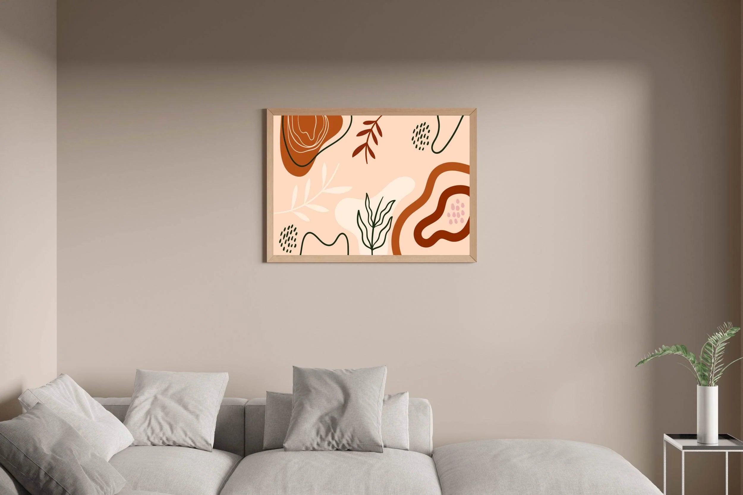 Coniferous Leaves Wall Art - beink online art store