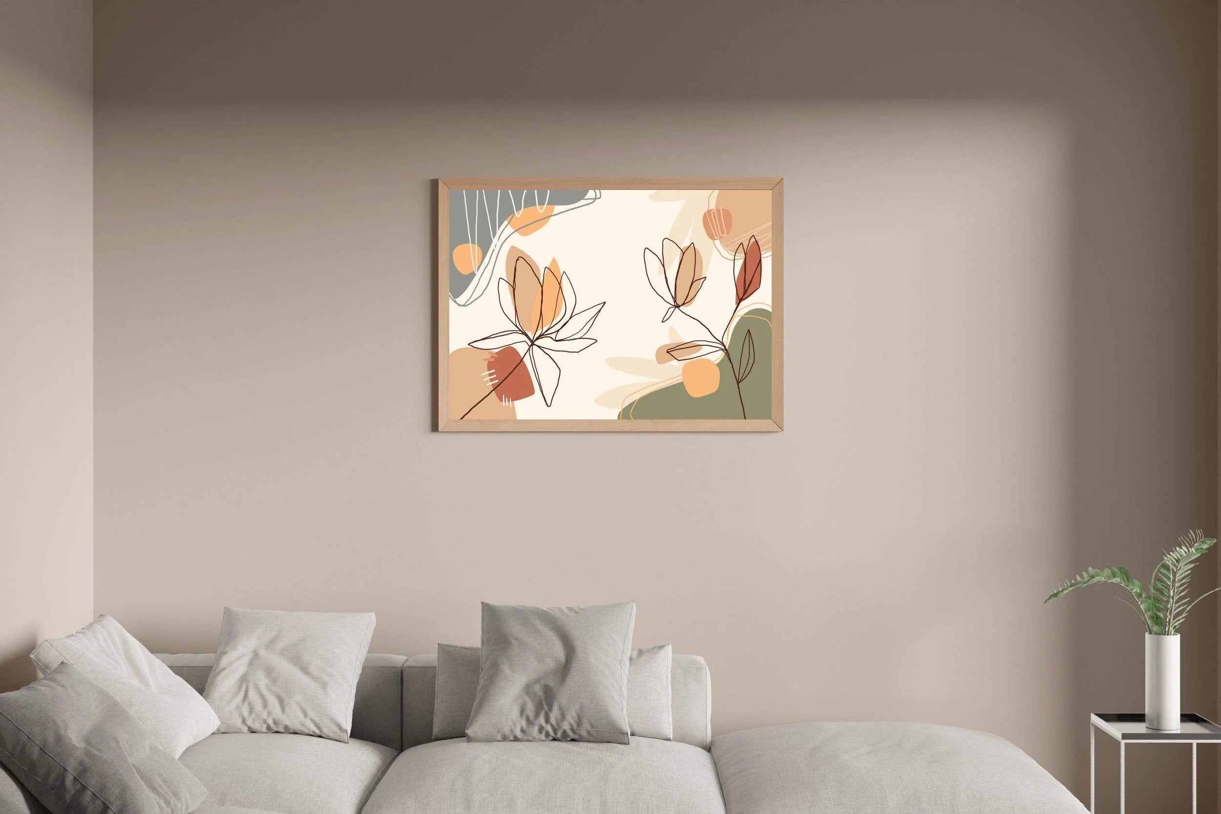 Strelitzia Plant Line Art - beink online art store