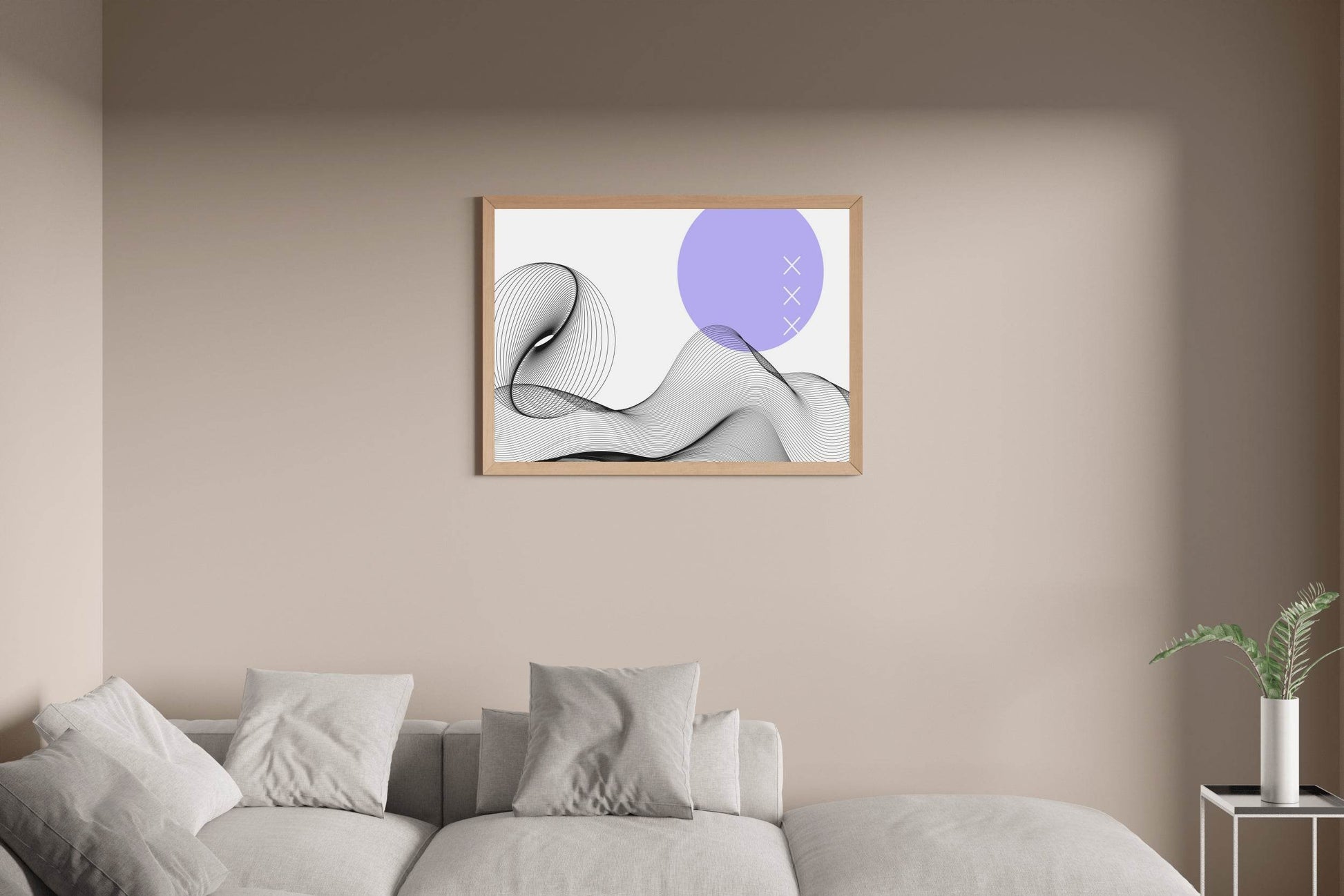 3D Wavy Lines Wall Art - beink online art store