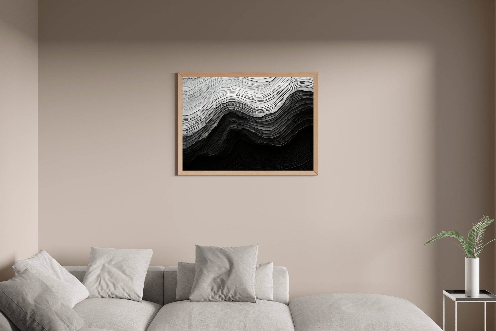 Rock Shadow Abstract Wall Art - beink online art store