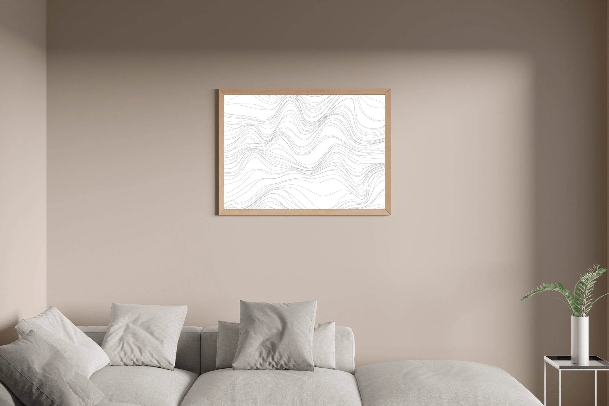 3D Black Lines Wall Art - beink online art store