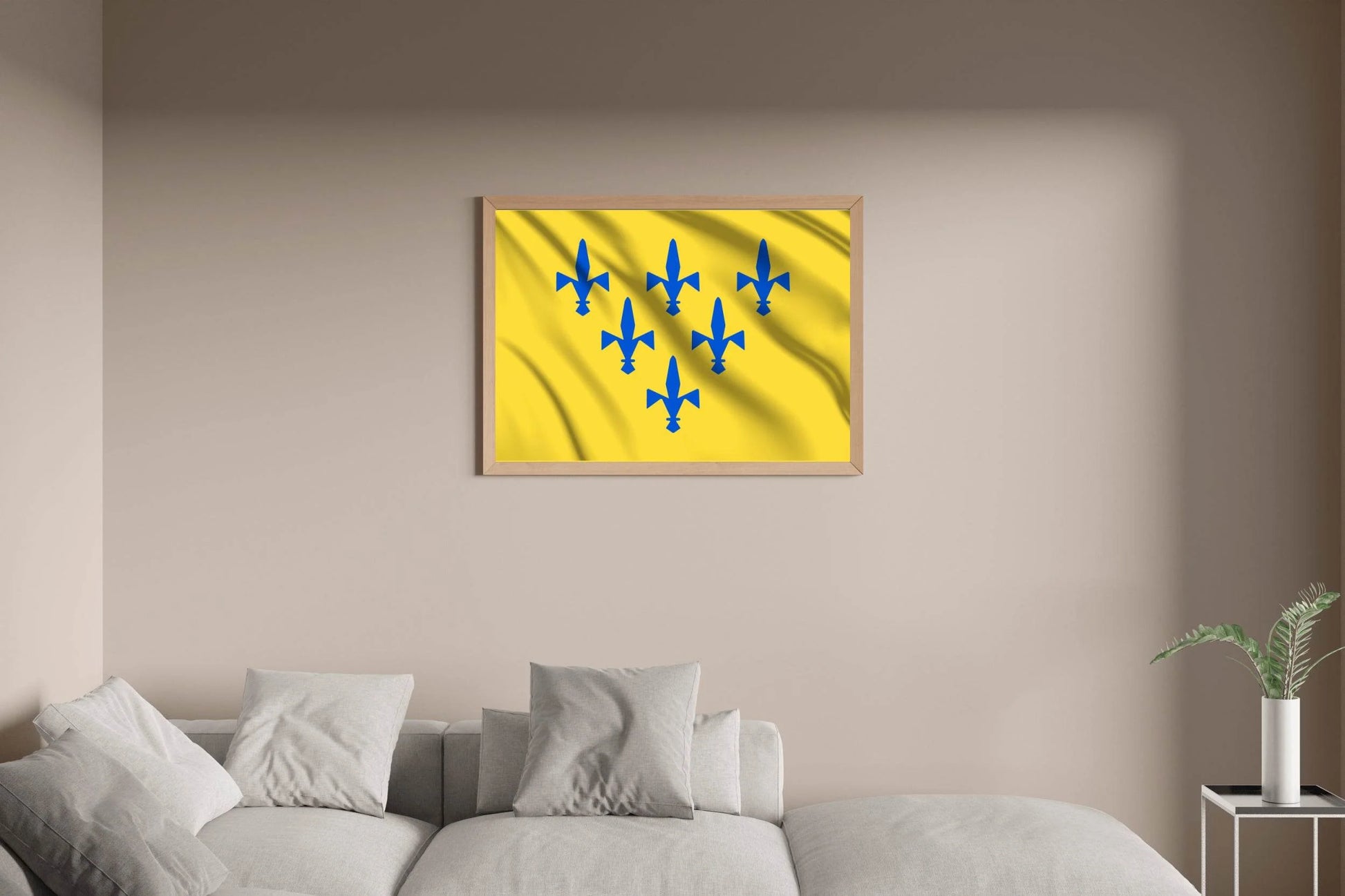 Duchy of Parma National Flag Wall Art - beink online art store