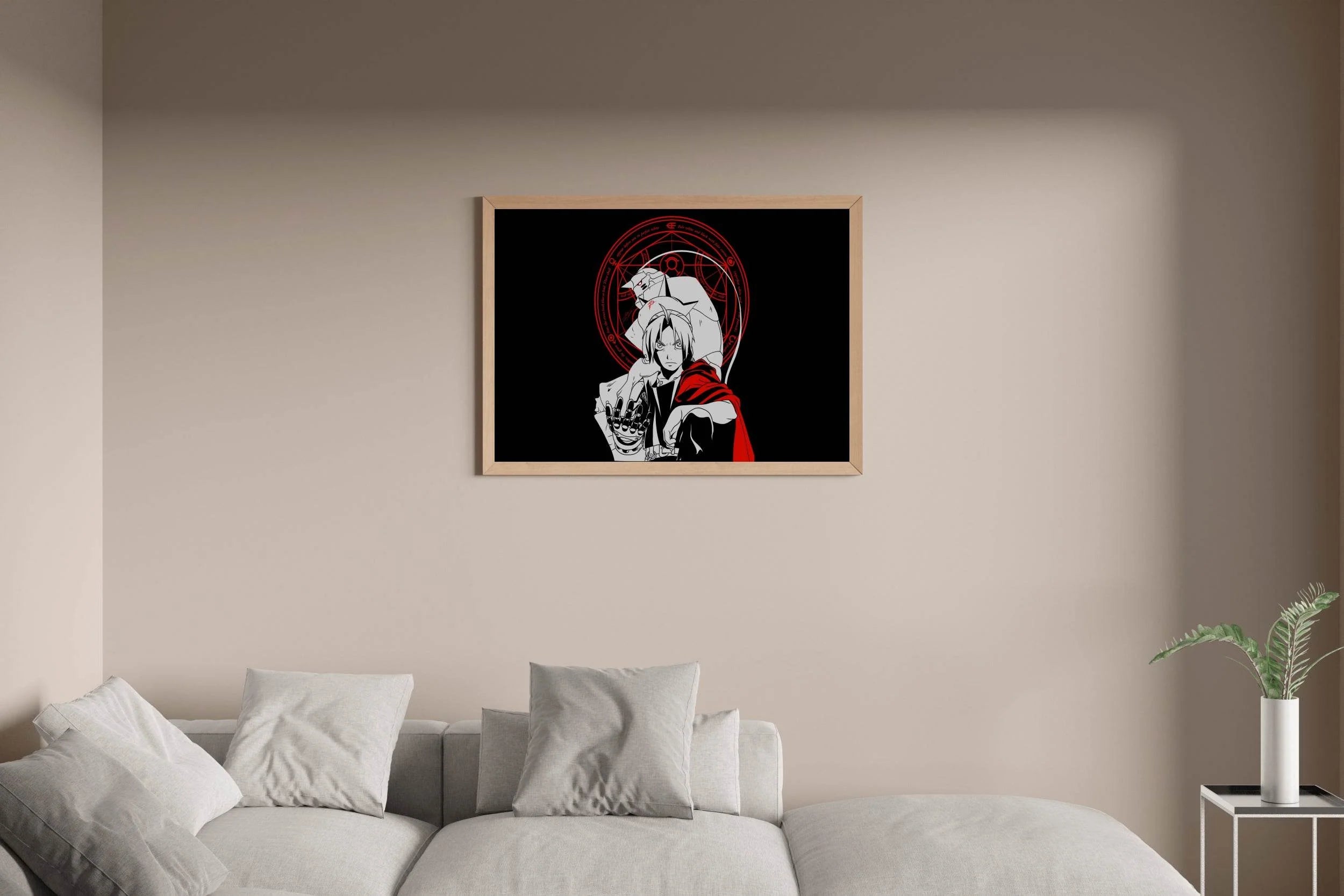 Edward Elric Amoled Anime Wall Art - beink online art store