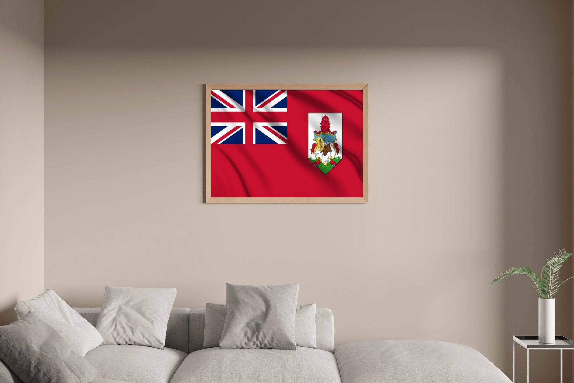 Bermuda National Flag Wall Art - beink online art store