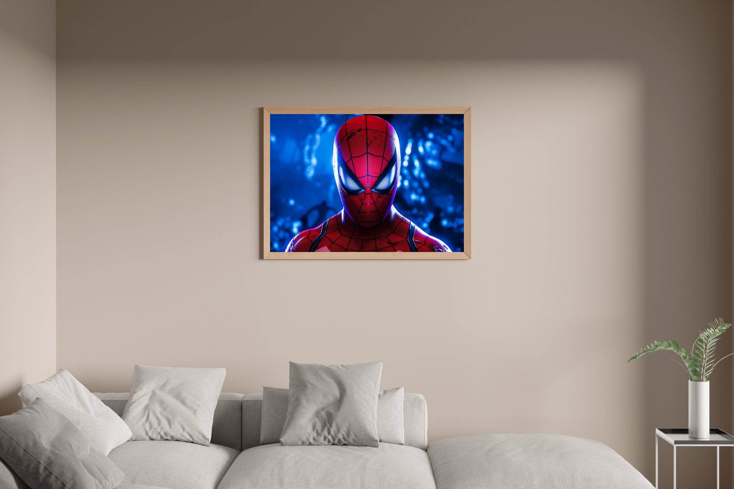 SPIDER MAN Mask Gaming Wall Art - beink online art store