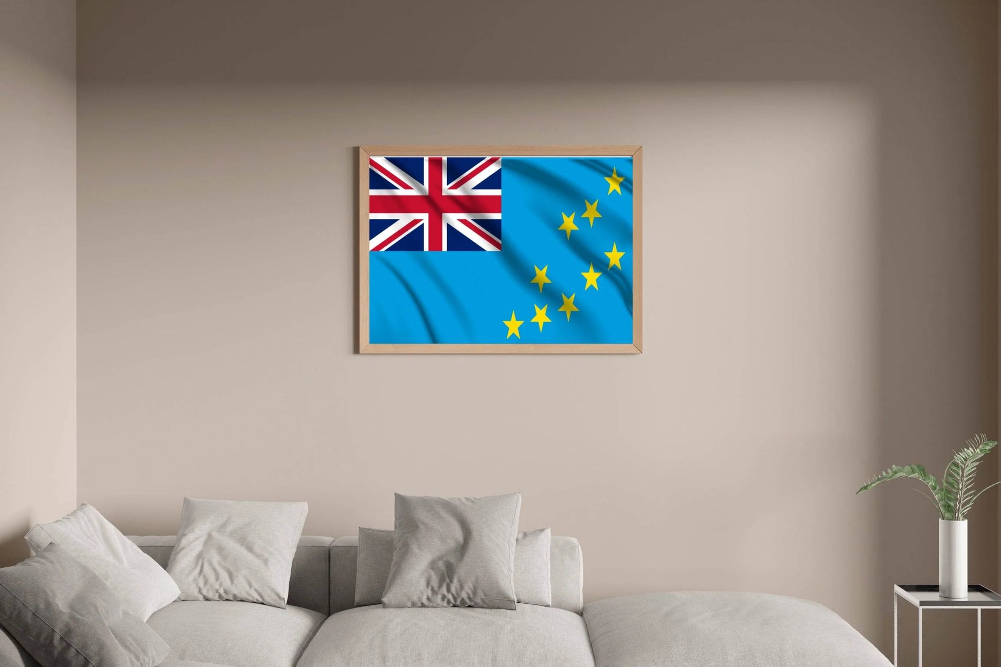Tuvalu National Flag Wall Art - beink online art store
