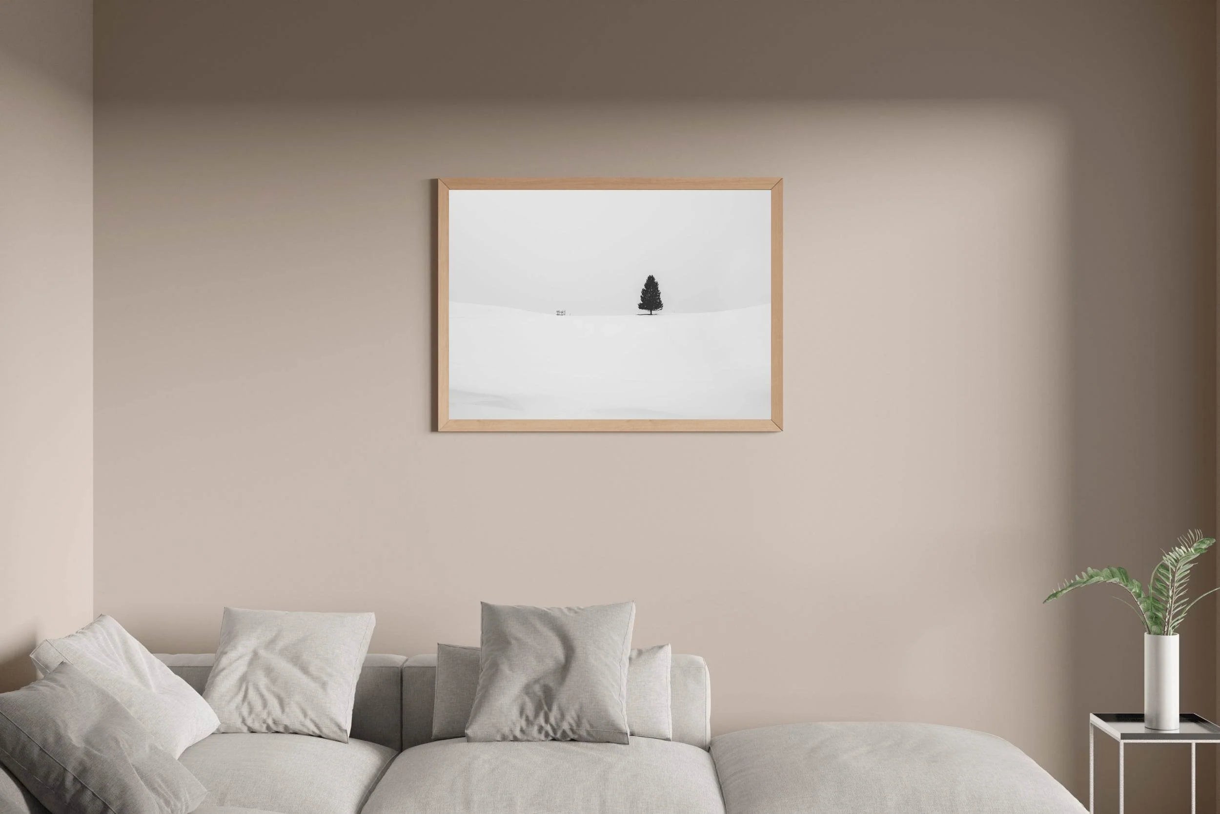 Pine Tree Black & White Wall Art - beink online art store