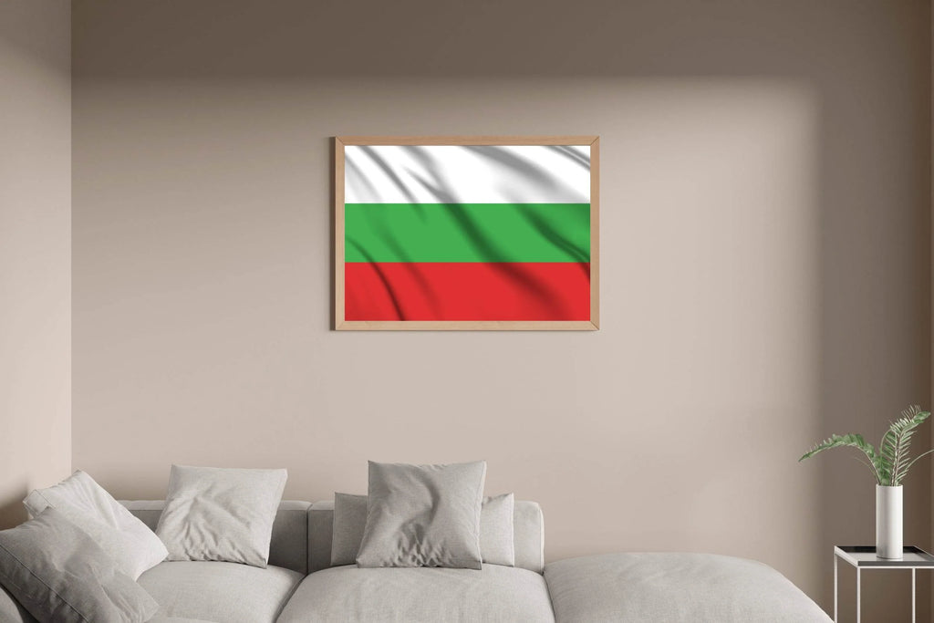 Bulgaria National Flag Wall Art - beink online art store