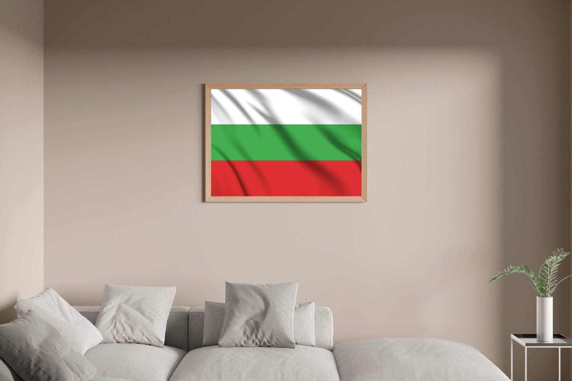 Bulgaria National Flag Wall Art - beink online art store