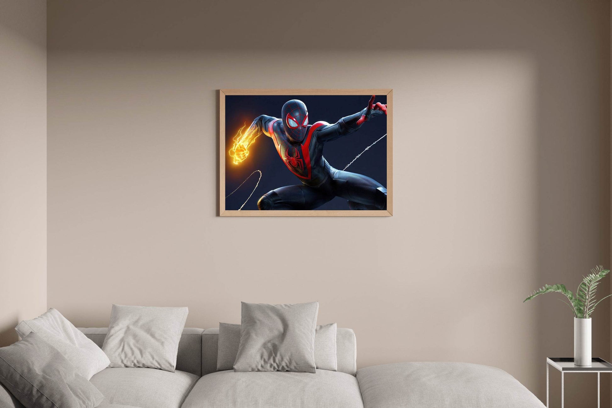 SPIDER MAN Miles Morales Gaming Wall Art - beink online art store