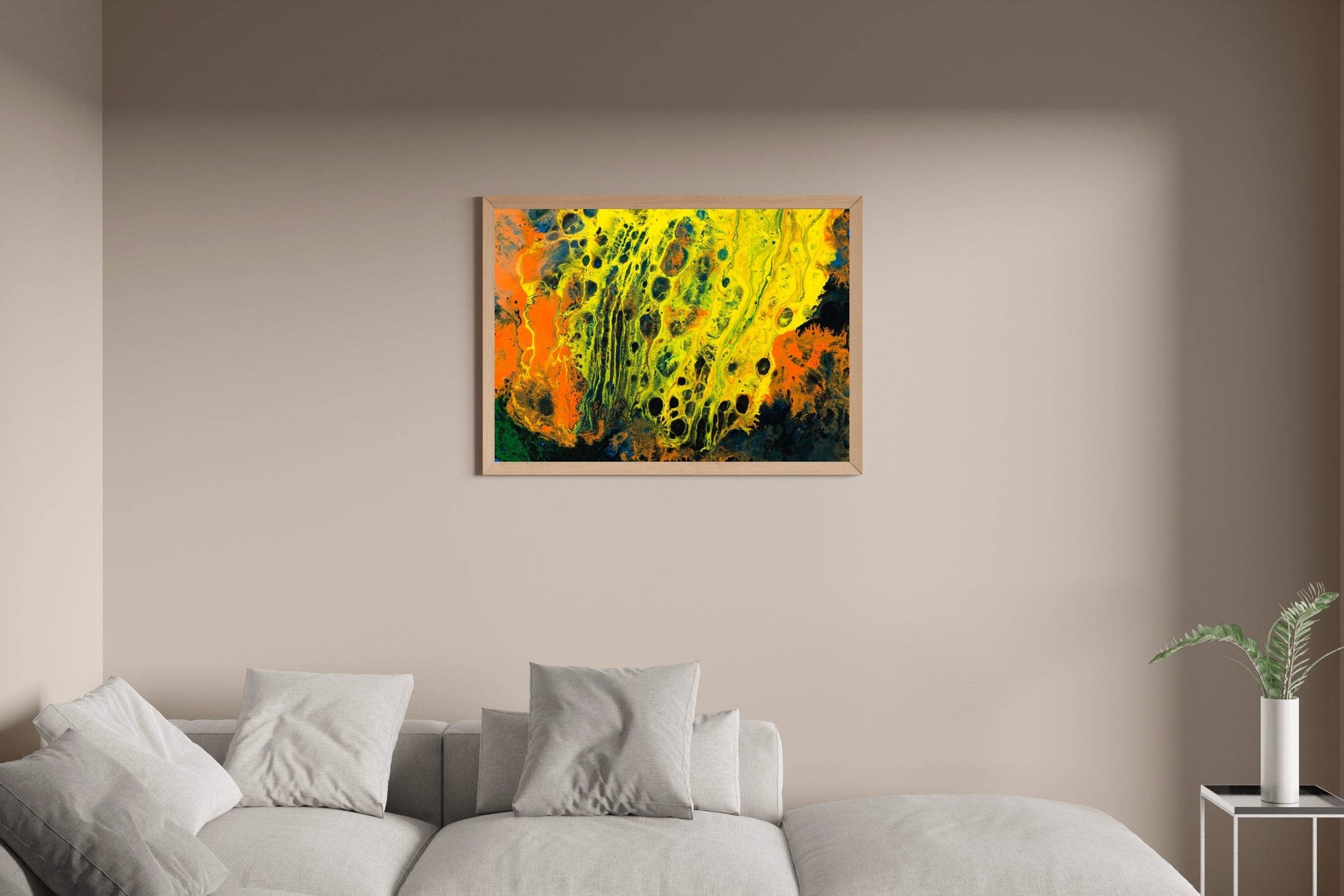 Oil Texture Painting Abstract Wall Art - beink online art store