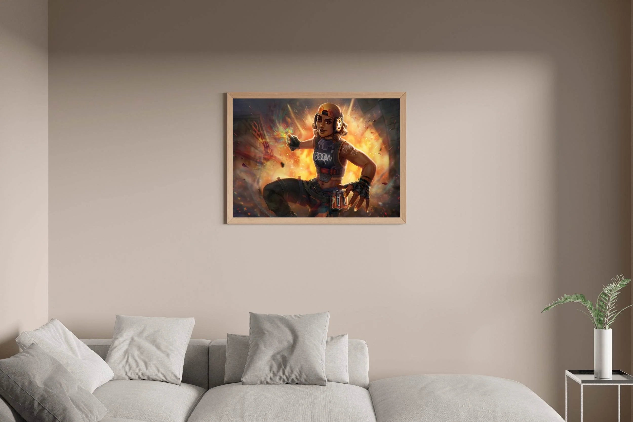 Raze Valorant Gaming Wall Art - beink online art store