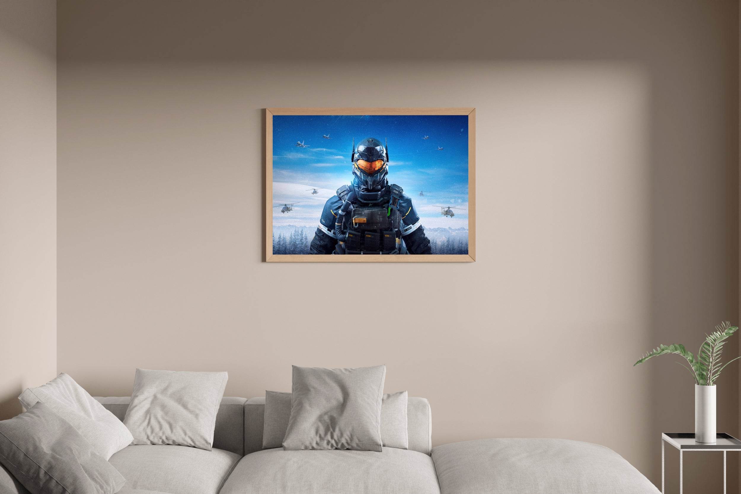 Instant War Air Force Gaming Wall Art - beink online art store