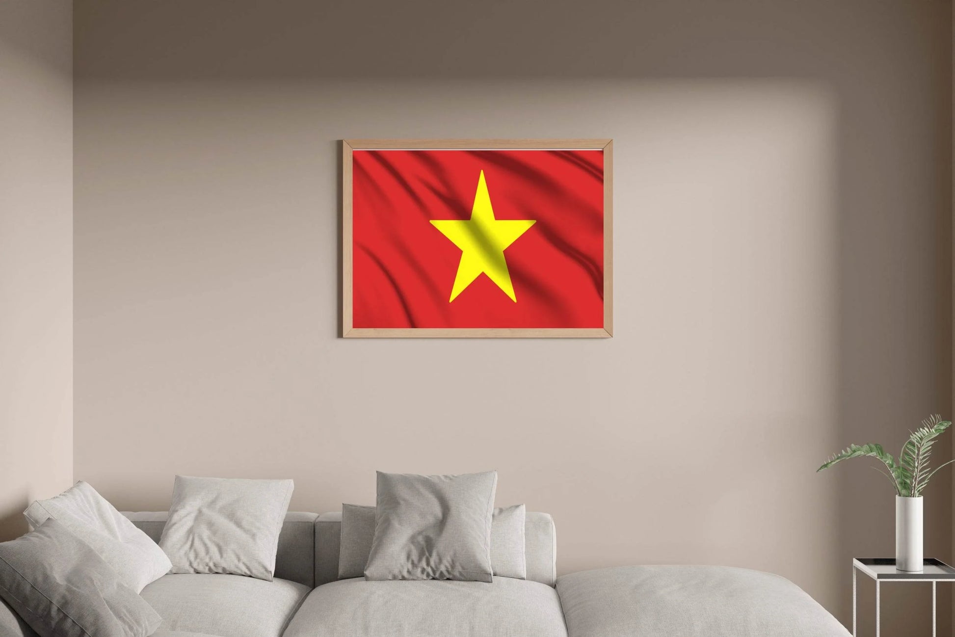 Vietnam National Flag Wall Art - beink online art store