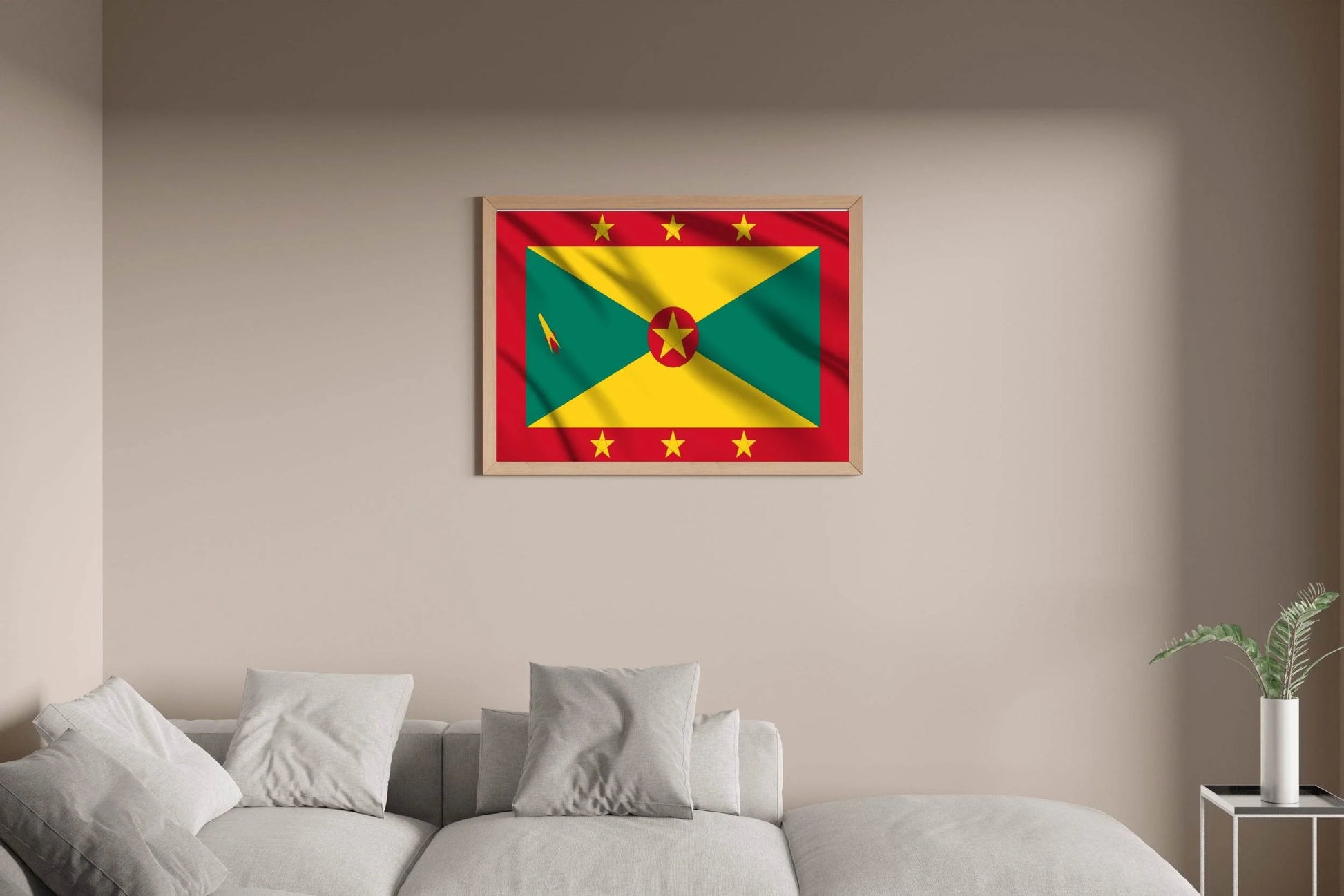 Grenada National Flag Wall Art - beink online art store