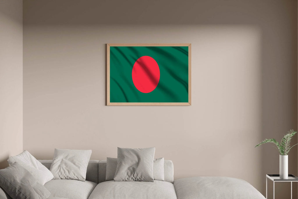 Bangladesh National Flag Wall Art - beink online art store