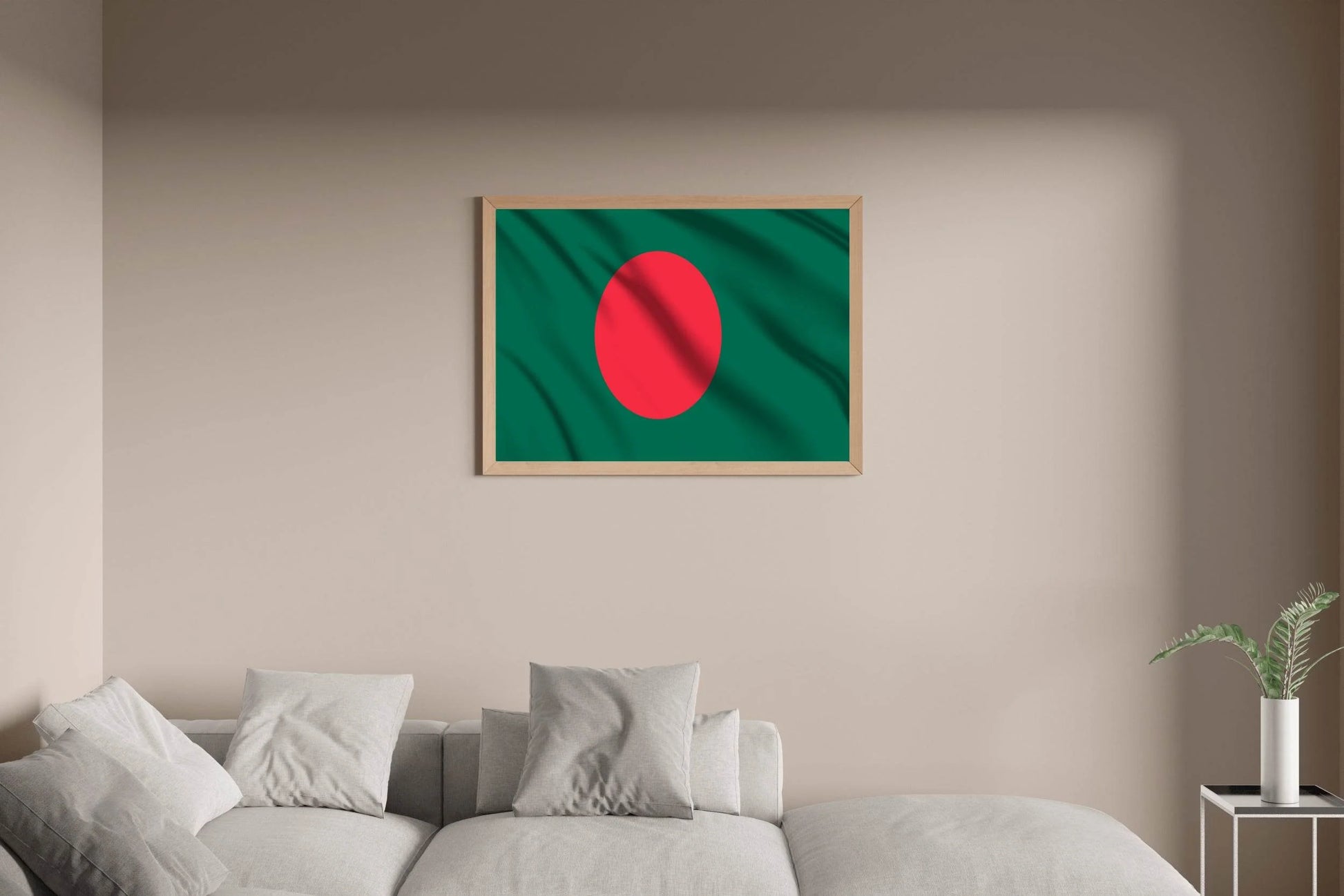Bangladesh National Flag Wall Art - beink online art store