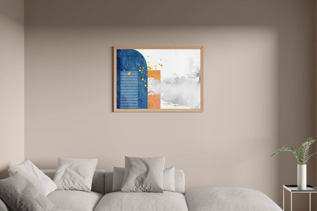 Geometric Shape Abstract Wall Art - beink online art store