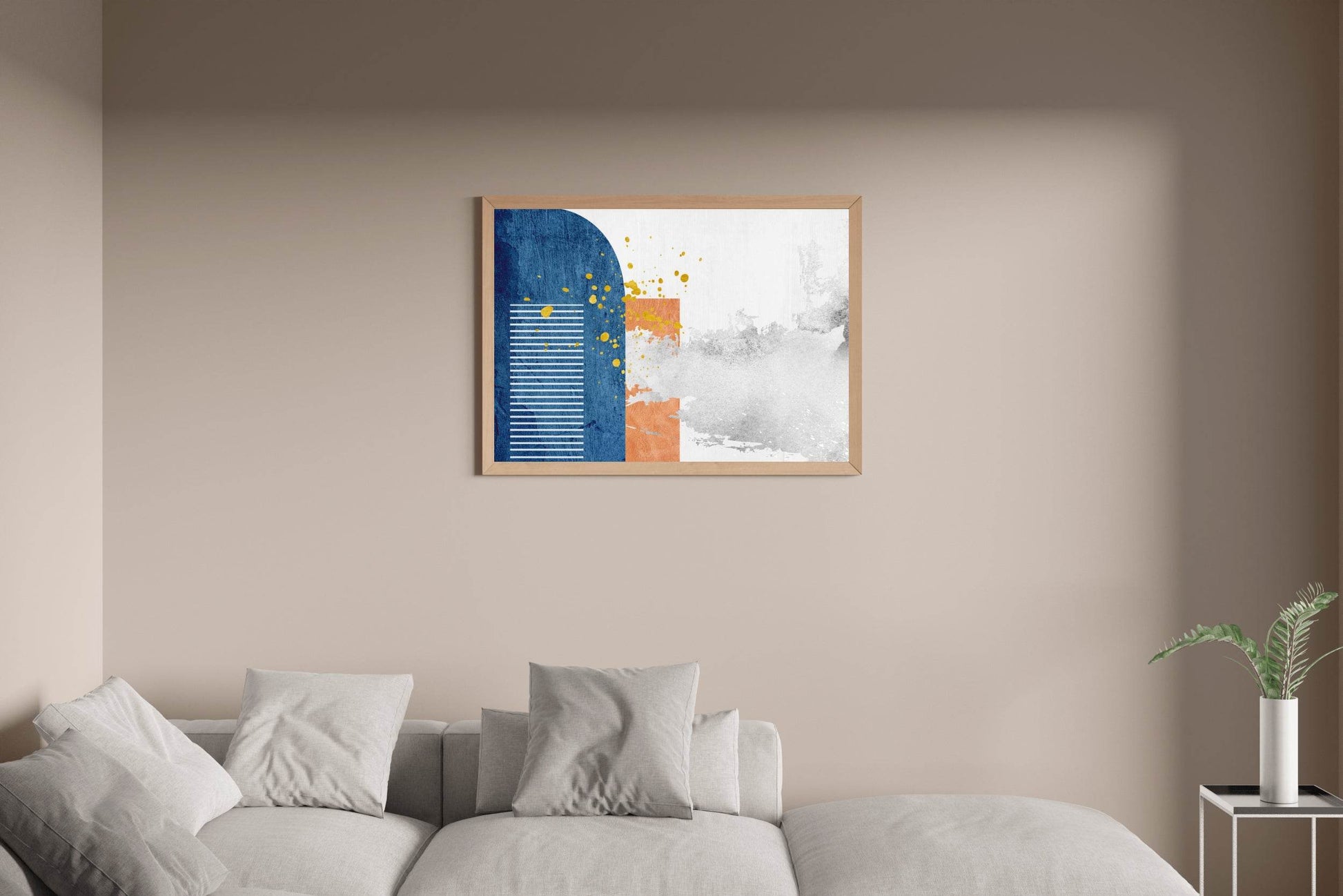 Geometric Shape Abstract Wall Art - beink online art store