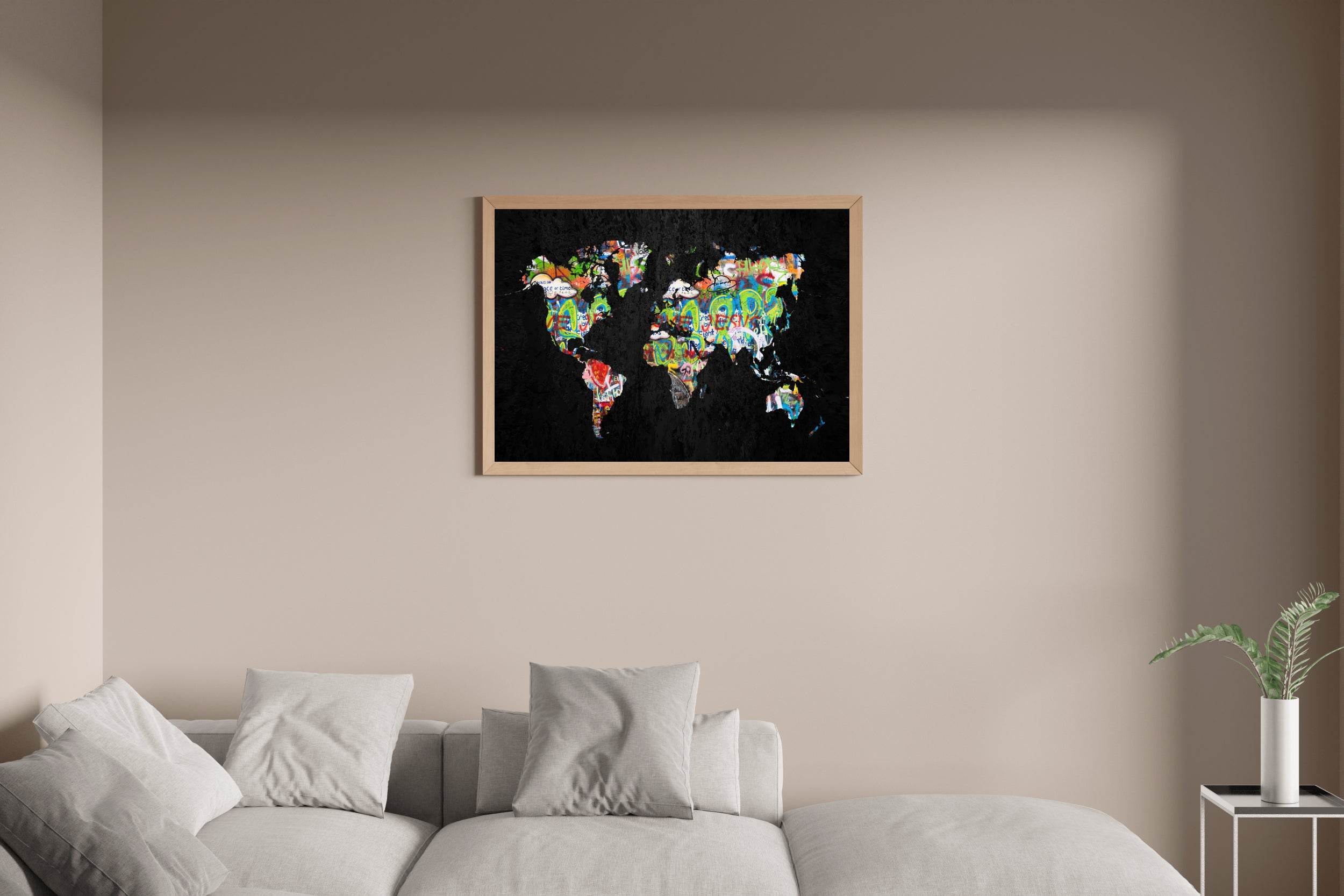 Creative Worldmap Wall Art - beink online art store